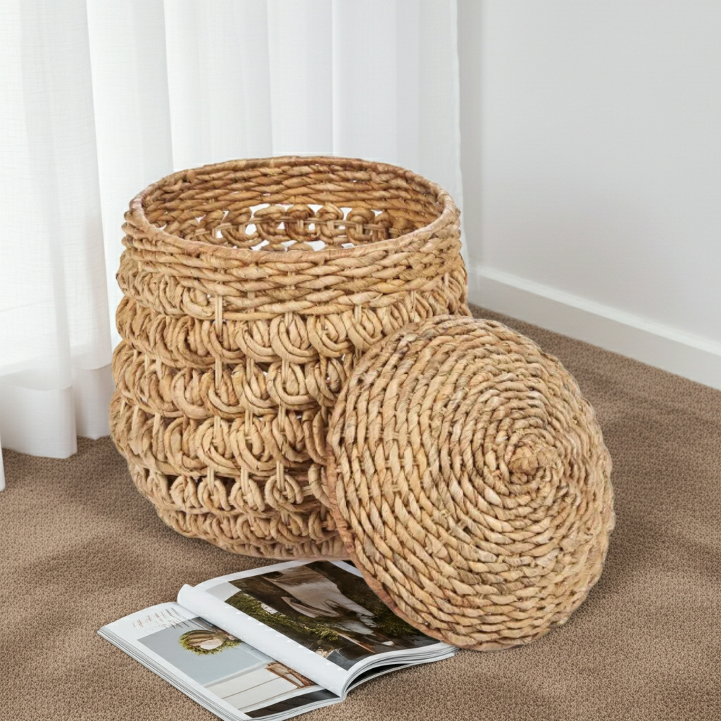 aufbewahrung korb Boho Korb Tarajih L Aufbewahrungskorb im Boho-Design ✓ Soulbirdee