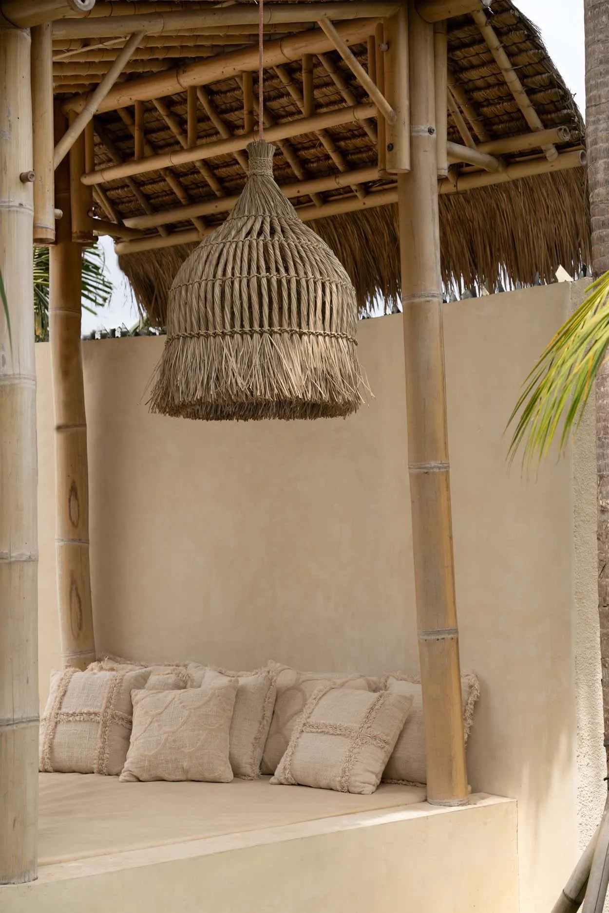 Boho Kissen SAHARA Couchkissen Sofakissen 50x50 in Beige mit Muster Boho Deko Dekokissen Bazar Bizar | Kissen kaufen Boho Style Soulbirdee Onlineshop