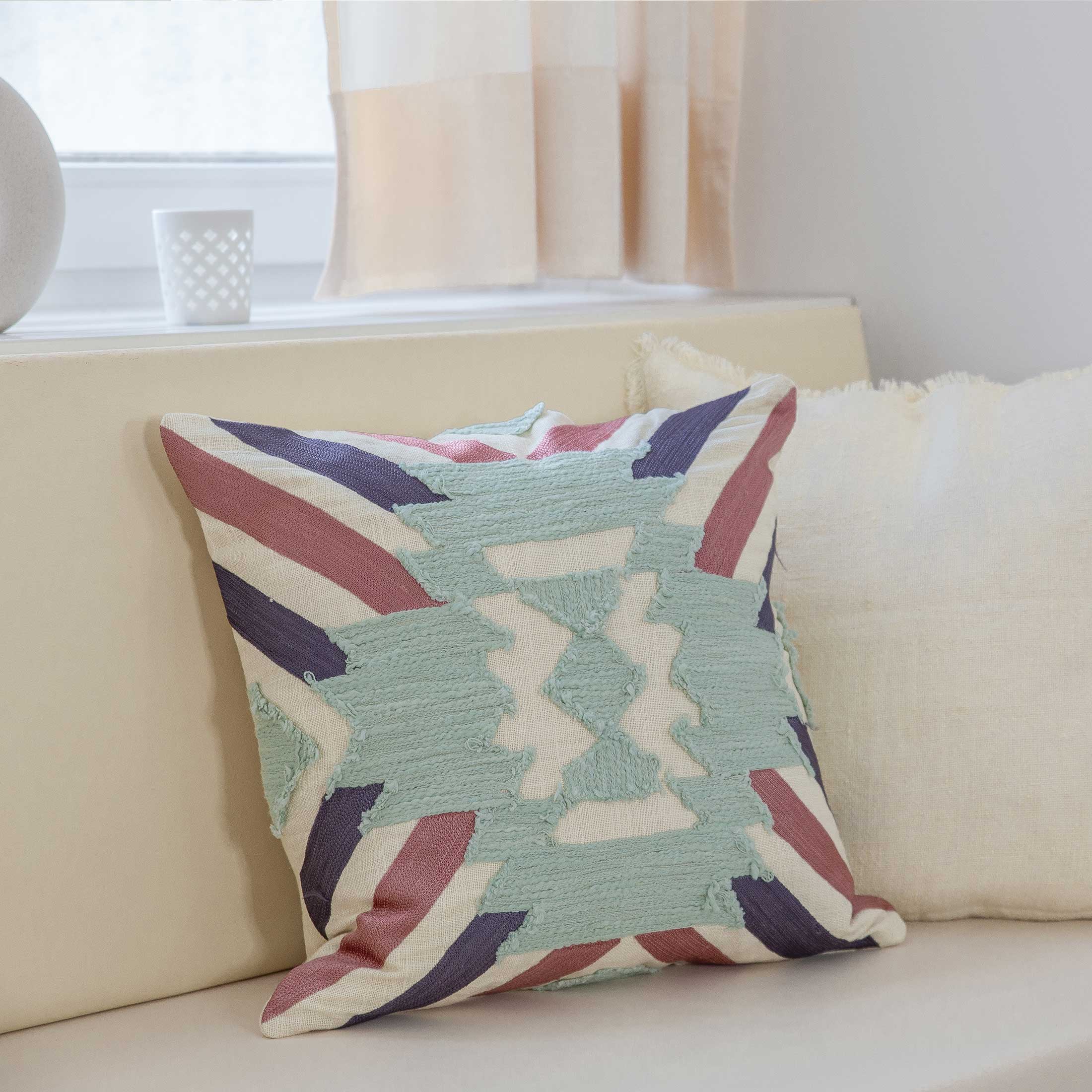 Boho Kissen im Hippie Style | Boho Style Einrichtung | Kissenbezug Baumwolle | Liv Interior | Kissen Vintage amerikanisch Bohemian | Soulbirdee Onlineshop