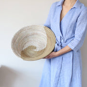 Soulbirdee Onlineshop Ostern Osterdeko Dekoration modern Ideen Skandinavisch Korb VAGUE Grosser Korb Schale Strickzeug Magazine Osternest Korbschale