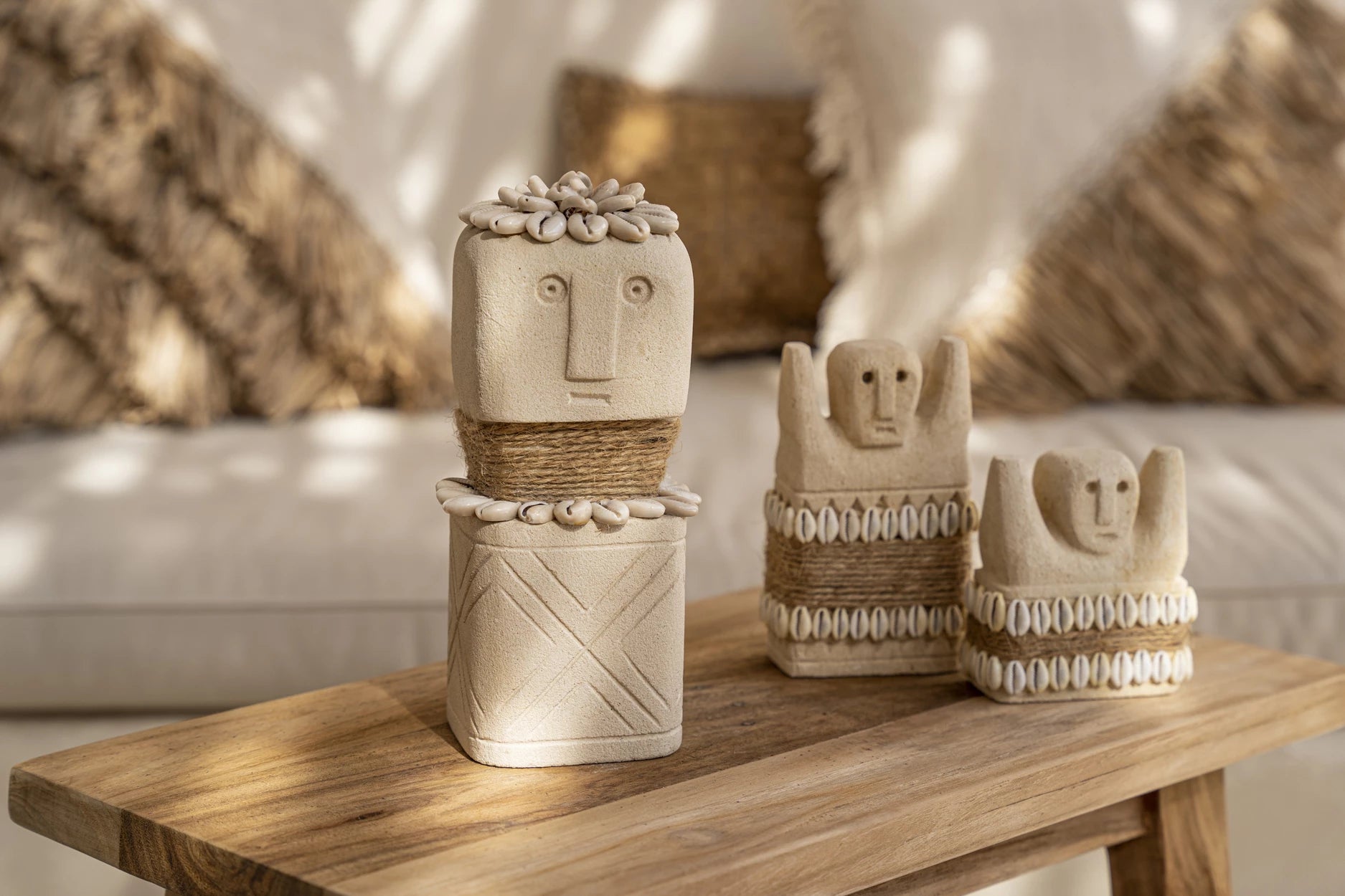 blumentopf korb Design Übertopf Seegras Kordel Natur Weiß Krups