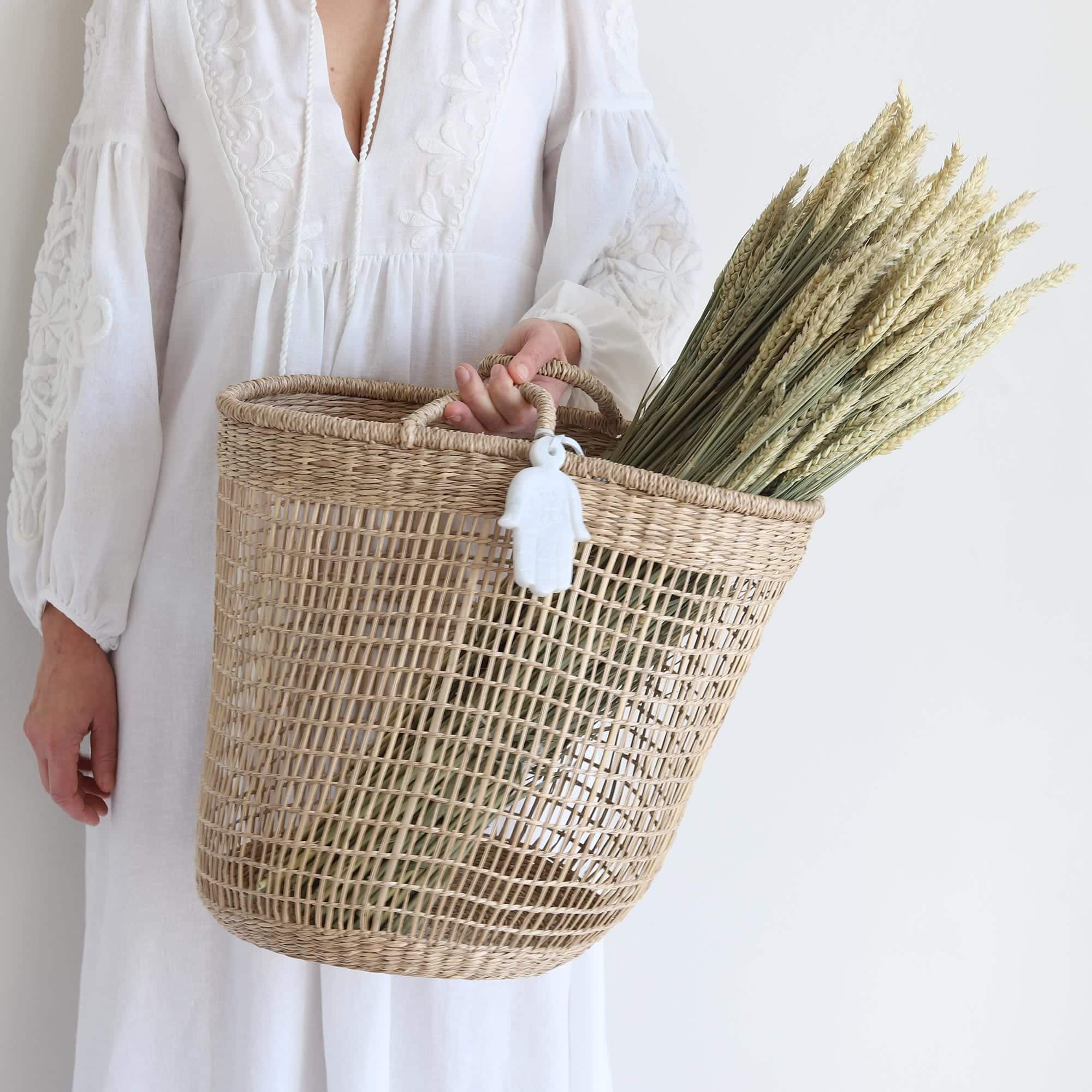 Soulbirdee Onlineshop Ostern Osterdeko Dekoration modern Ideen Skandinavisch Dekoanhänger Schmuck Korb Marmor marokkanischer Stil Hamsa Fatimas