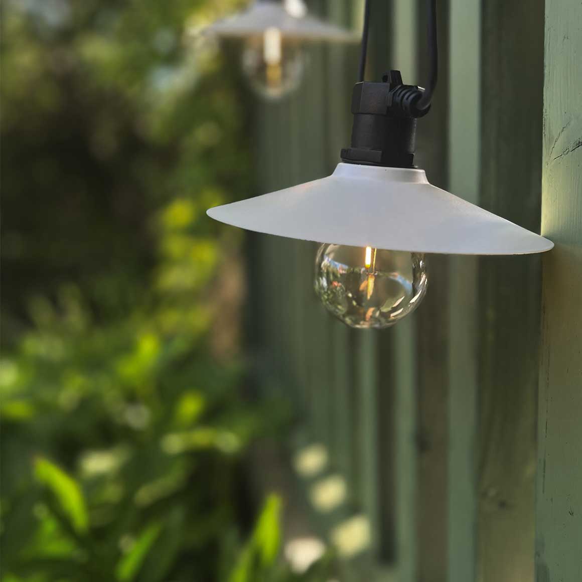 Party-Lichterkette Daisy in der Farbe Beige / Sand