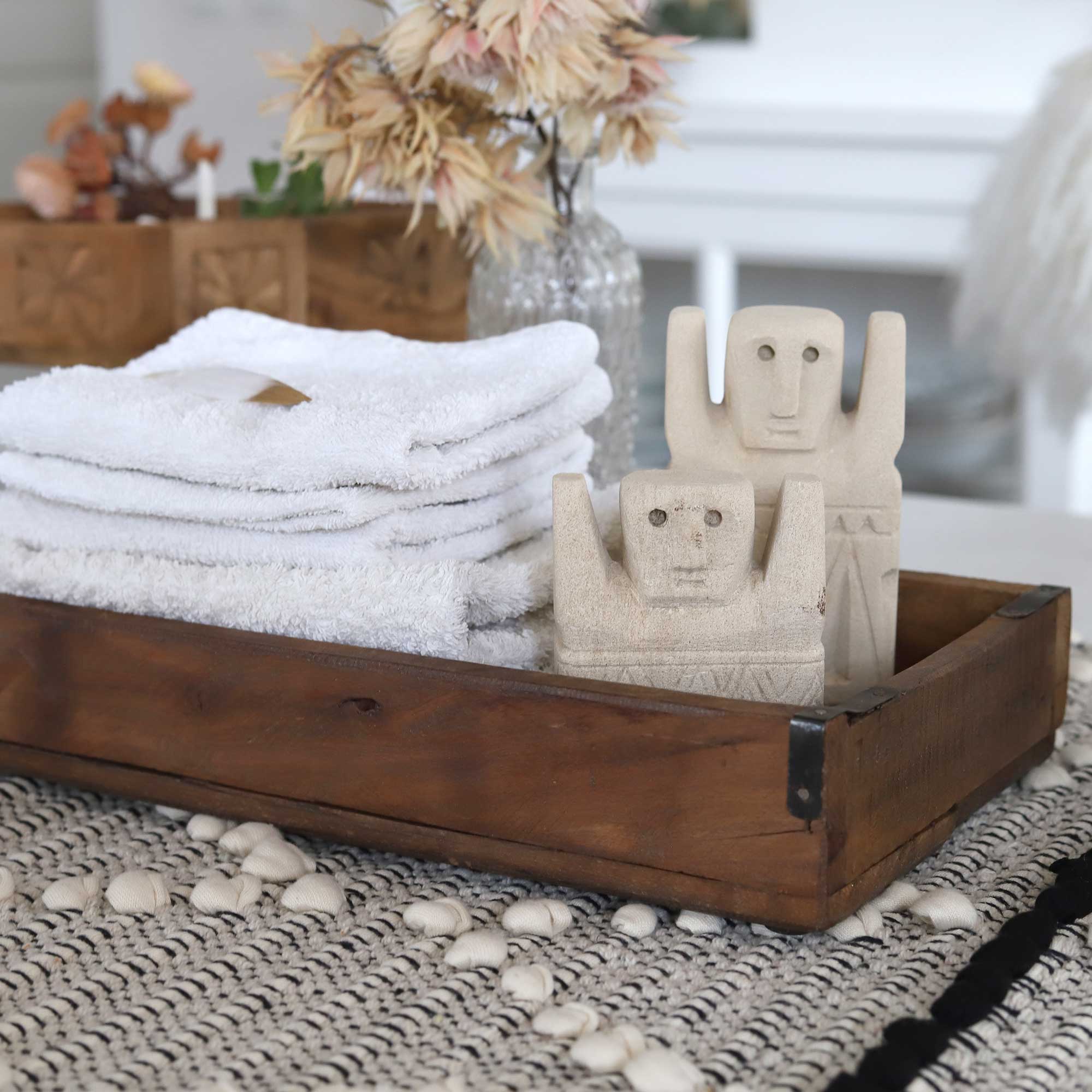 Vintage Style Dekotablett | Holz Tablett von WMG bei Soulbirdee