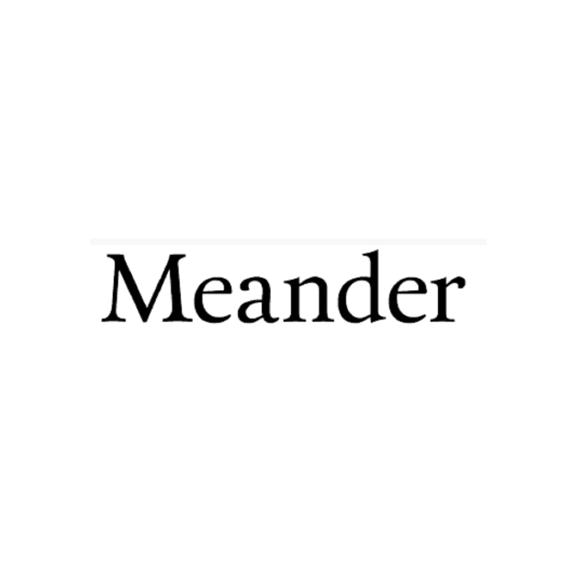 Meander handgefertigte Deko im Vintage Style