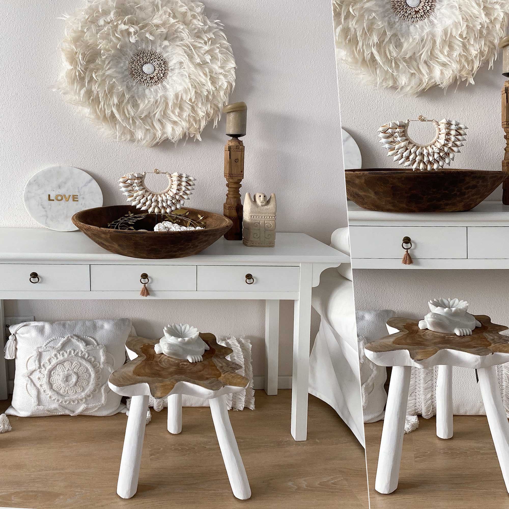 Alte Holz Schale Holzschale dunkel Shabby handgemachte Holzdeko Deko Altholz Vintage Deko Online kaufen Soulbirdee shop