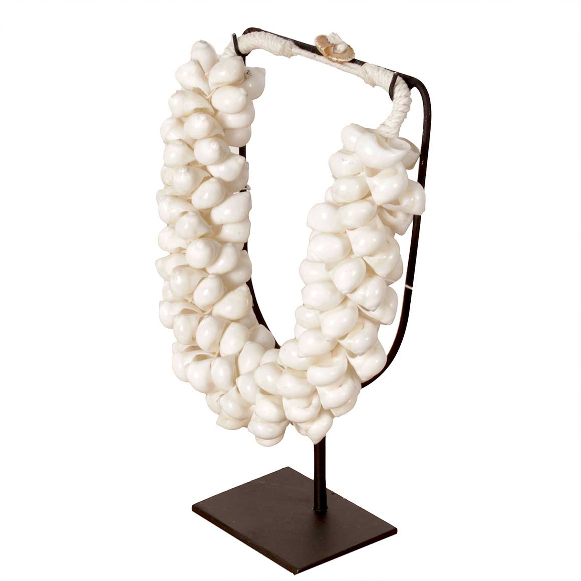 Muscheldeko halskette klein weiss papua muscheldeko soulbirdee onlineshop