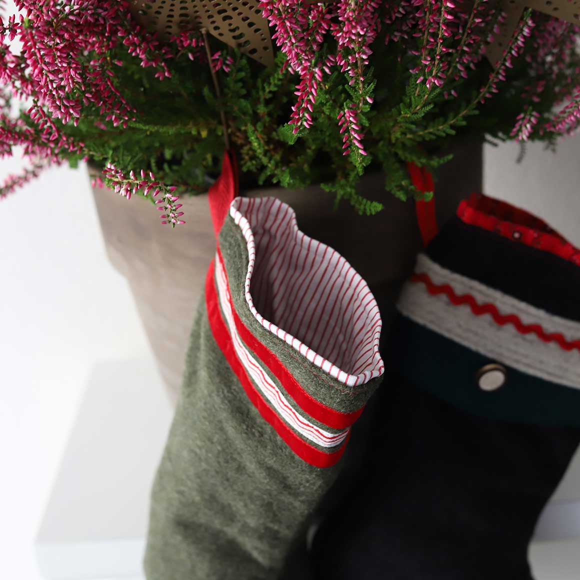 Detail Nikolausstiefel Nikolaus Stiefel Strumpf Chiemgau Tracht Weihnachtsdeko Advent Soulbirdee Onlineshop
