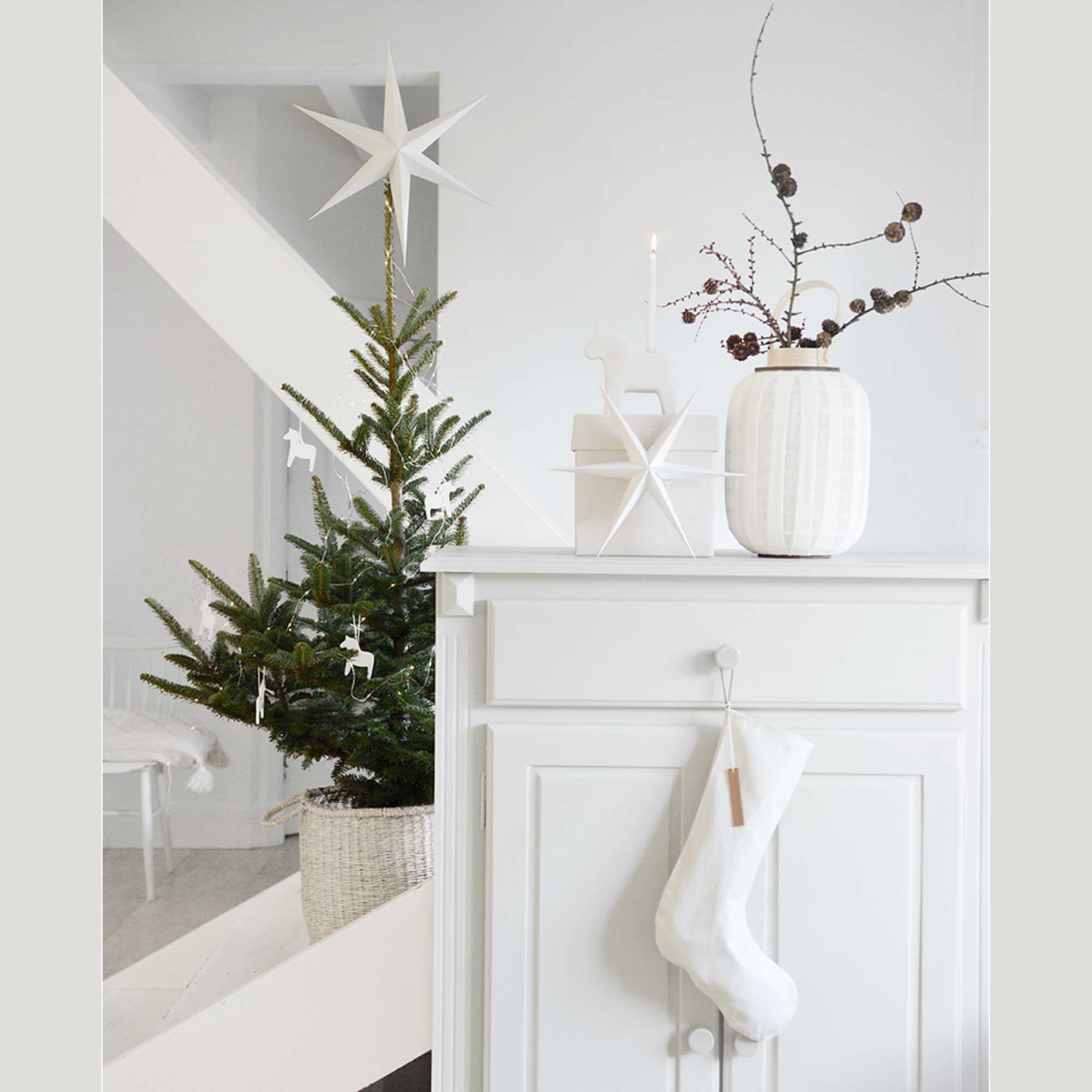 Dalapferd Rosie skandinavische Weihnachtsdekoration Nordische Deko Weihnachten Winter Soulbirdee Onlineshop