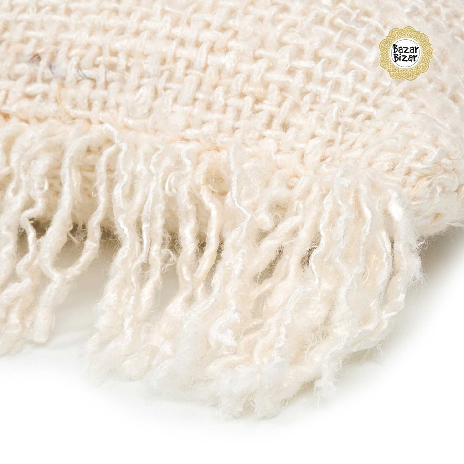 Kissenbezug CREAM Detail Boho Kissen