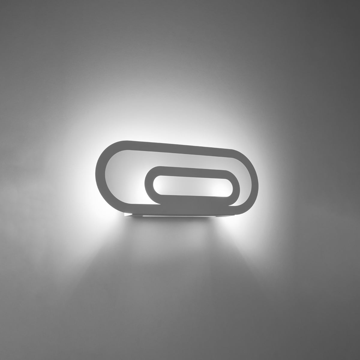 weiße Wandlampe, moderne Wandlampe weiß | Wohnzimmer Wandlampe | Wandlampe modern | Ovale Wandleuchte | Wandlampe innen | Lampe kaufen | Soulbirdee Lampenshop