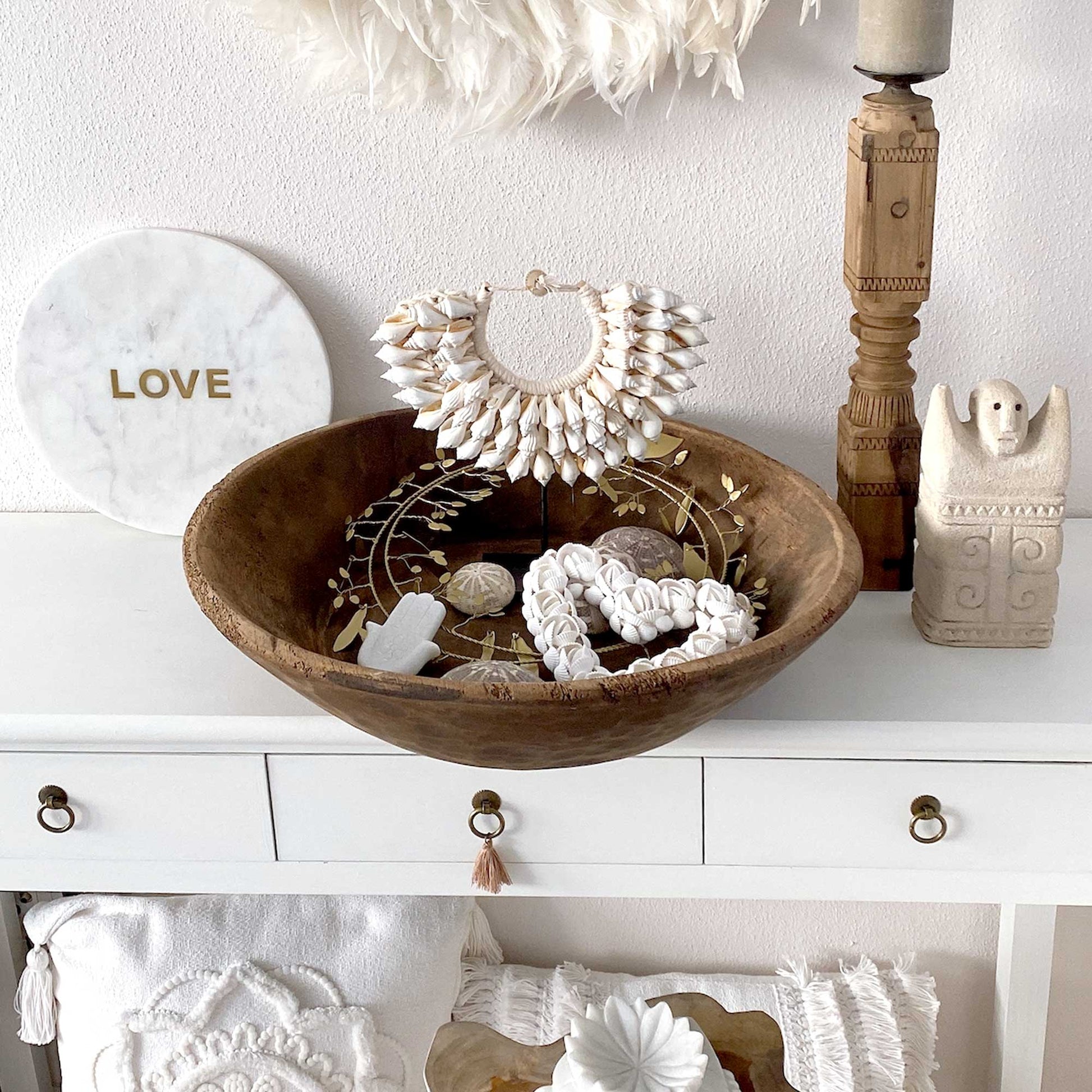 Vintage Holz Schale Holzschale handgemachte Holzdeko Deko Altholz Online kaufen Soulbirdee Onlineshop