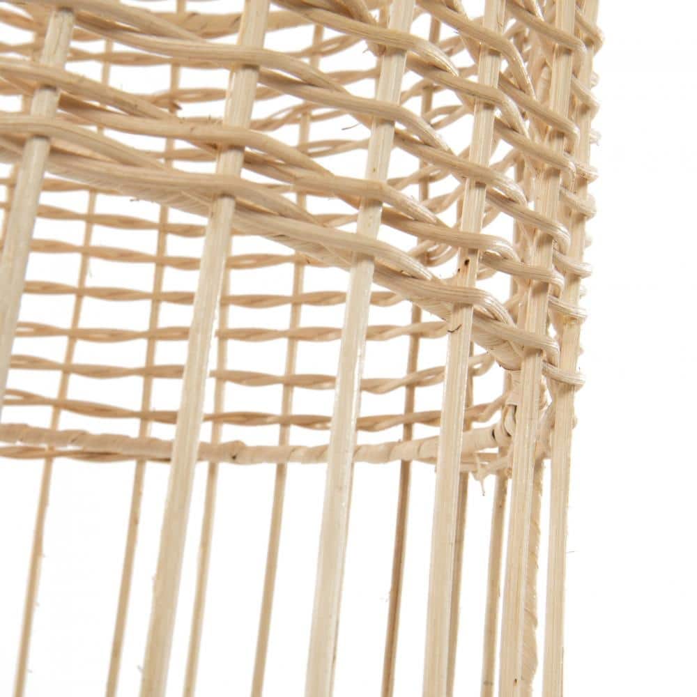 Rattan Detail Elba Lampenschirm M Rattan Ibiza Stil Bazar Bizar | BAYU036N-M-30x60 Soulbirdee Onlineshop
