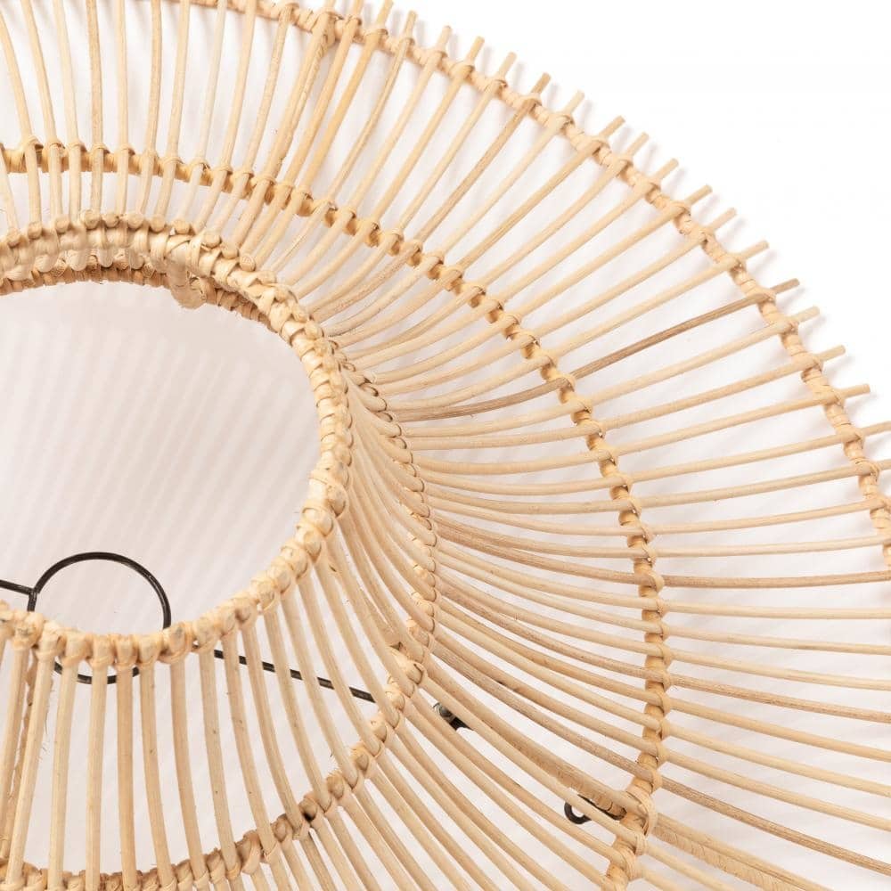 Detail Rattan SKY Lampenschirm L Rattan Skandi Lampe Bazar Bizar BAYU022N-L-60x40 Esstischlampe kaufen Soulbirdee Onlineshop