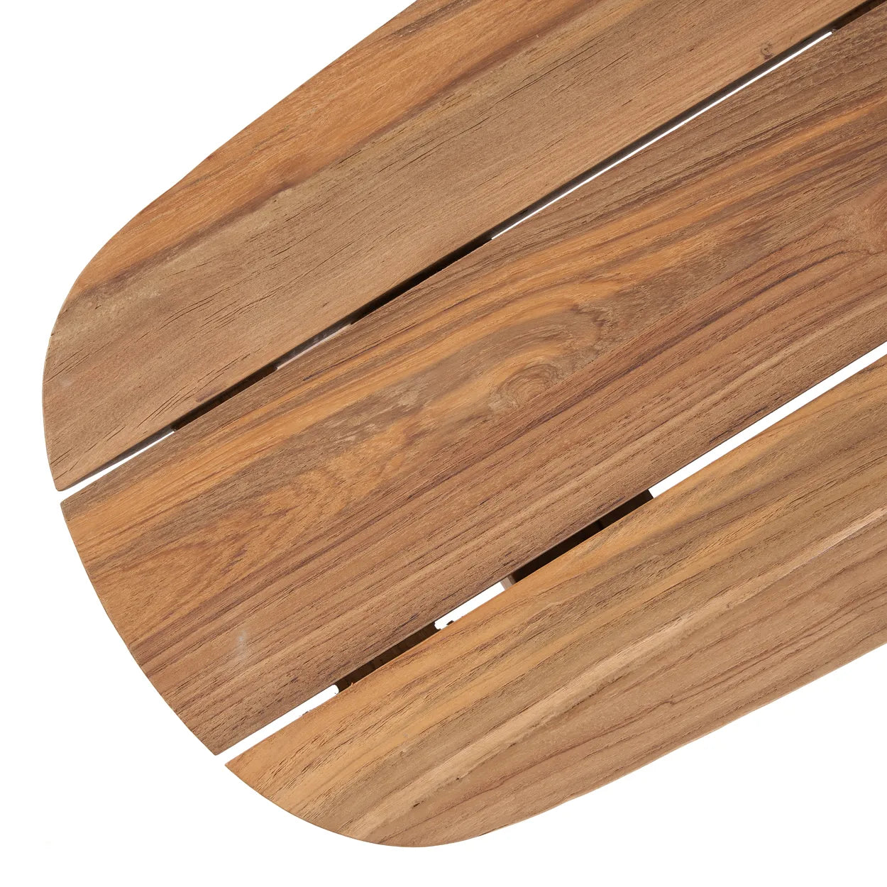 Detail Oberseite Holz Teak recykelt Holzbank Sitzbank Soulbirdee Onlineshop
