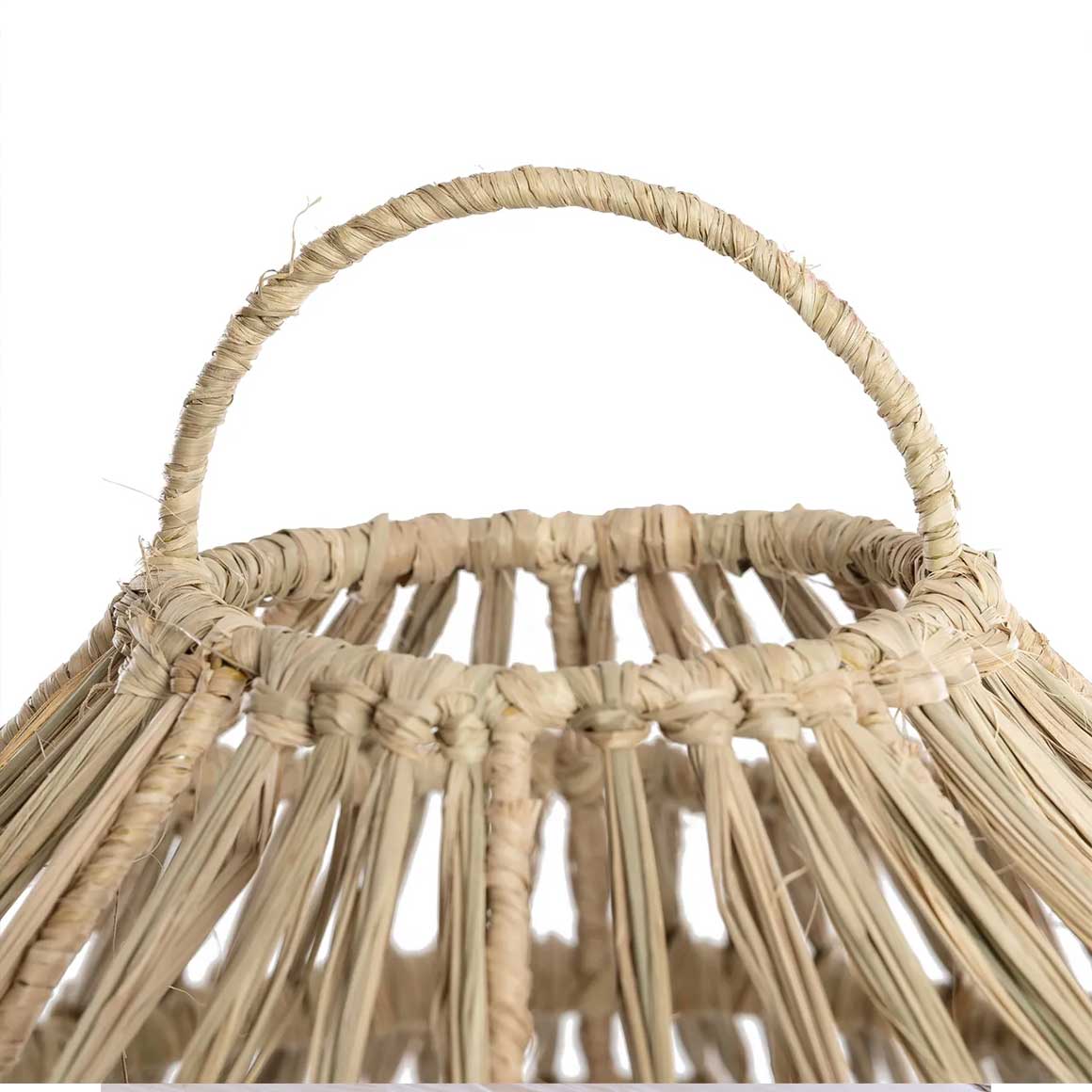 Lampenschirm Aufhängung Detail der Fransen Soulbirdee Lampenshop für Boho Style Lampen