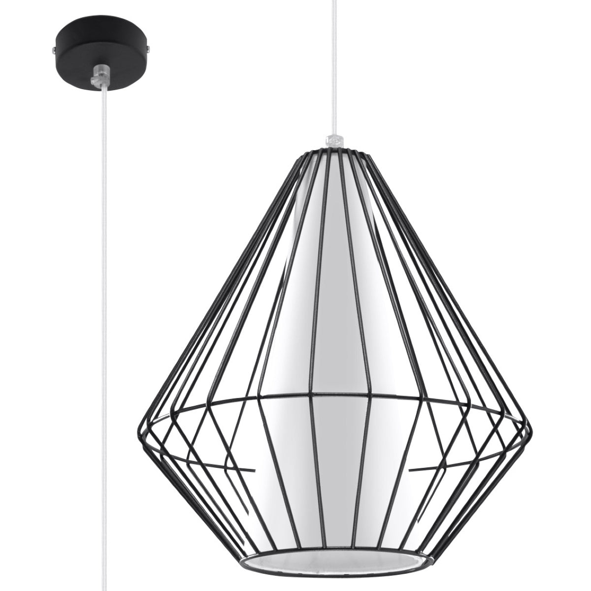 Moderne Hängeleuchte schwarz skandinavische Pendelleuchte aus Metall im Industrie Stil Hängeleuchte schwarz kaufen Soulbirdee Lampenshop onlineshop Lampe kaufen