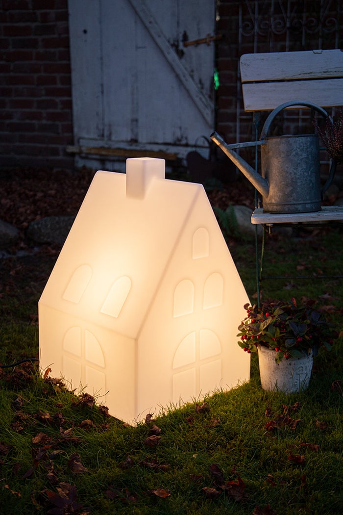 Haus Licht Lampe Gartenlicht terrassenlampe Weihnachtsbeleuchtung Haus shining house soulbirdee Onlineshop
