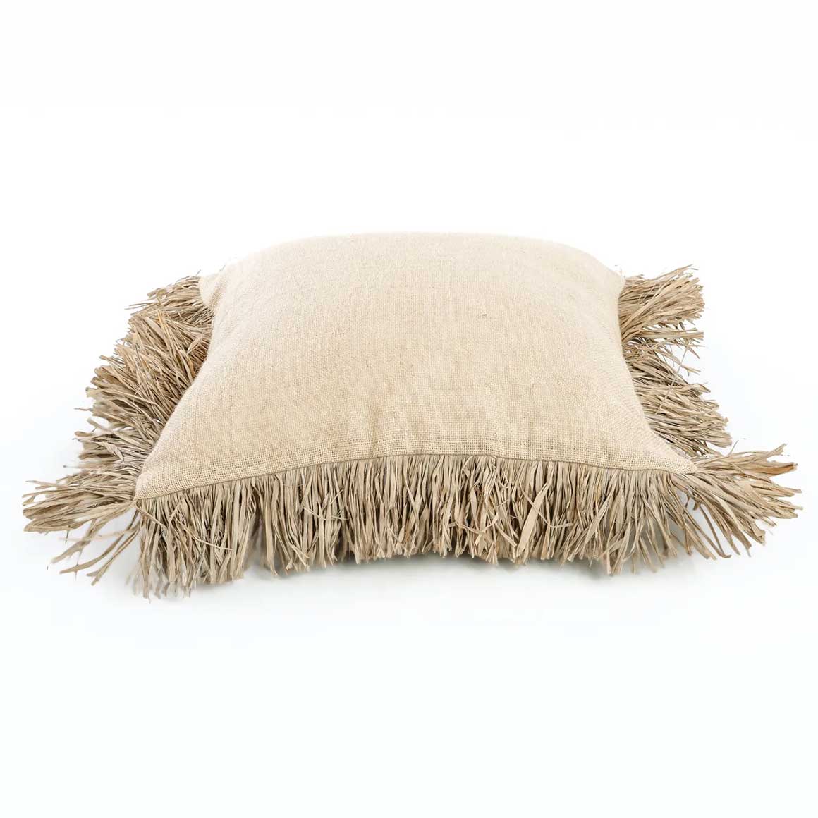 Dekokissen mit Fransen 60 rechteckig Ibiza Style Kissen mit Kissenfüllung Beach Club Interior von Bazar Bizar im Soulbirdee Onlineshop Kissen kaufen