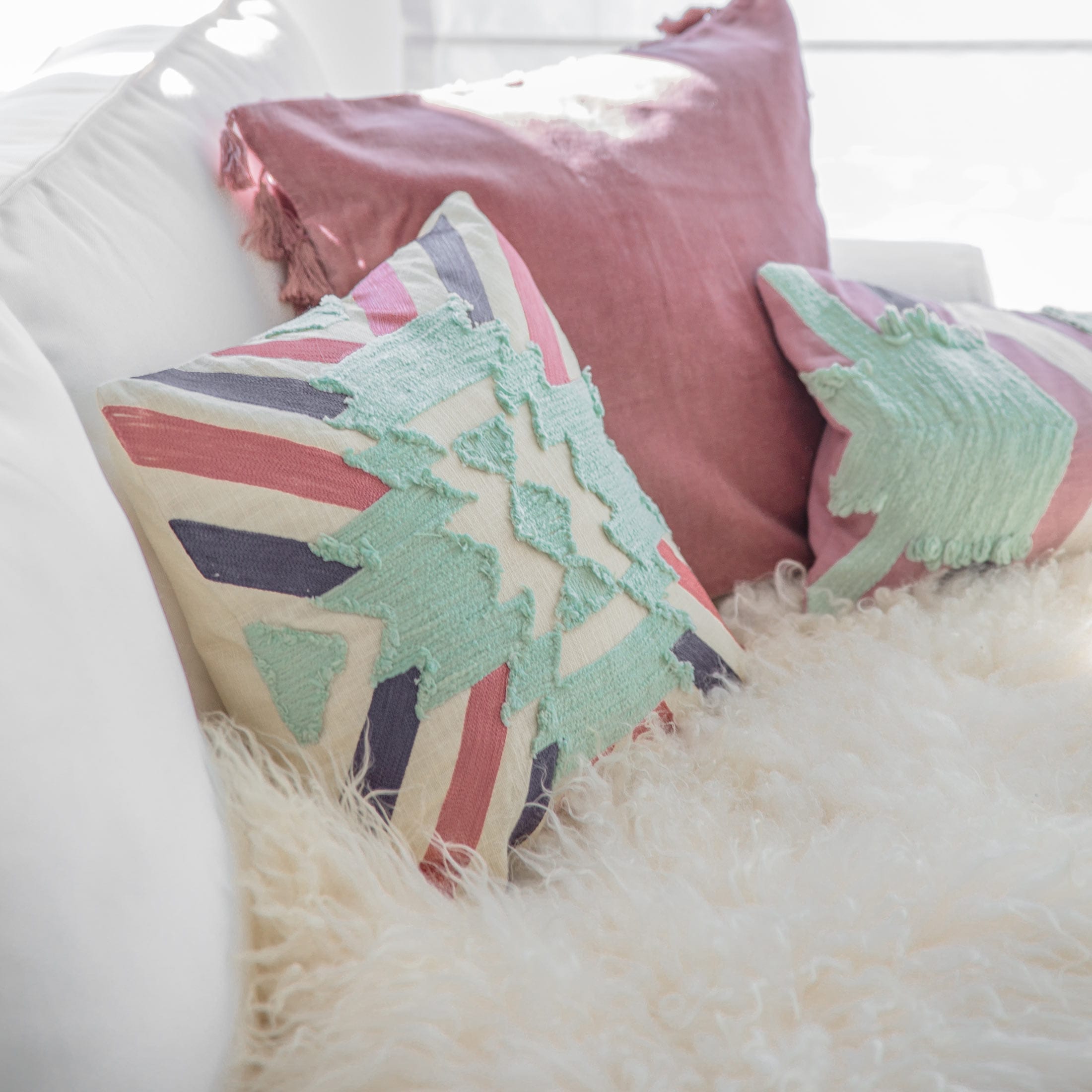 Boho Kissen | Boho Style Sofakissen Dekokissen Kissenbezug Baumwolle | Liv Interior | Kissen Vintage amerikanisch Bohemian | Soulbirdee Onlineshop
