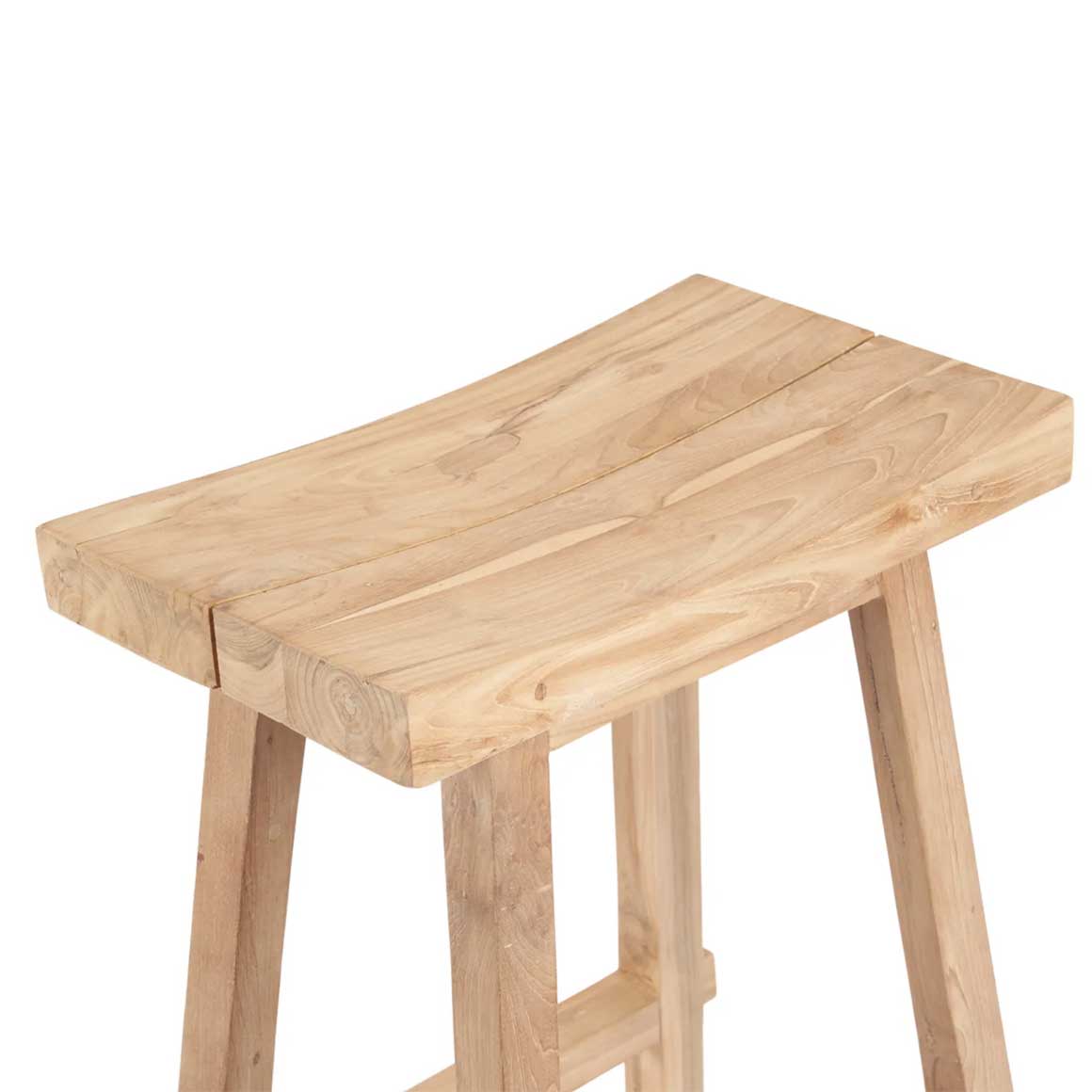 Detail Holzmaserung Möbel Scandi Barhocker Holz barstuhl Stehhilfe Küche Organic Bali Design Bazar Bizar Barstuhl online kaufen Soulbirdee Onlineshop Detail Hocker Barhocker Barmöbel