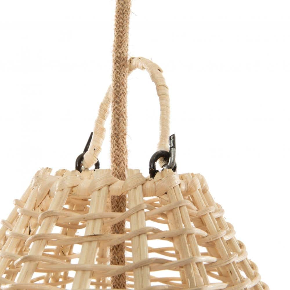 Elba Lampenschirm Detail oben M Rattan Ibiza BAYU036N-M-30x60Esstischlampe kaufen Soulbirdee Onlineshop