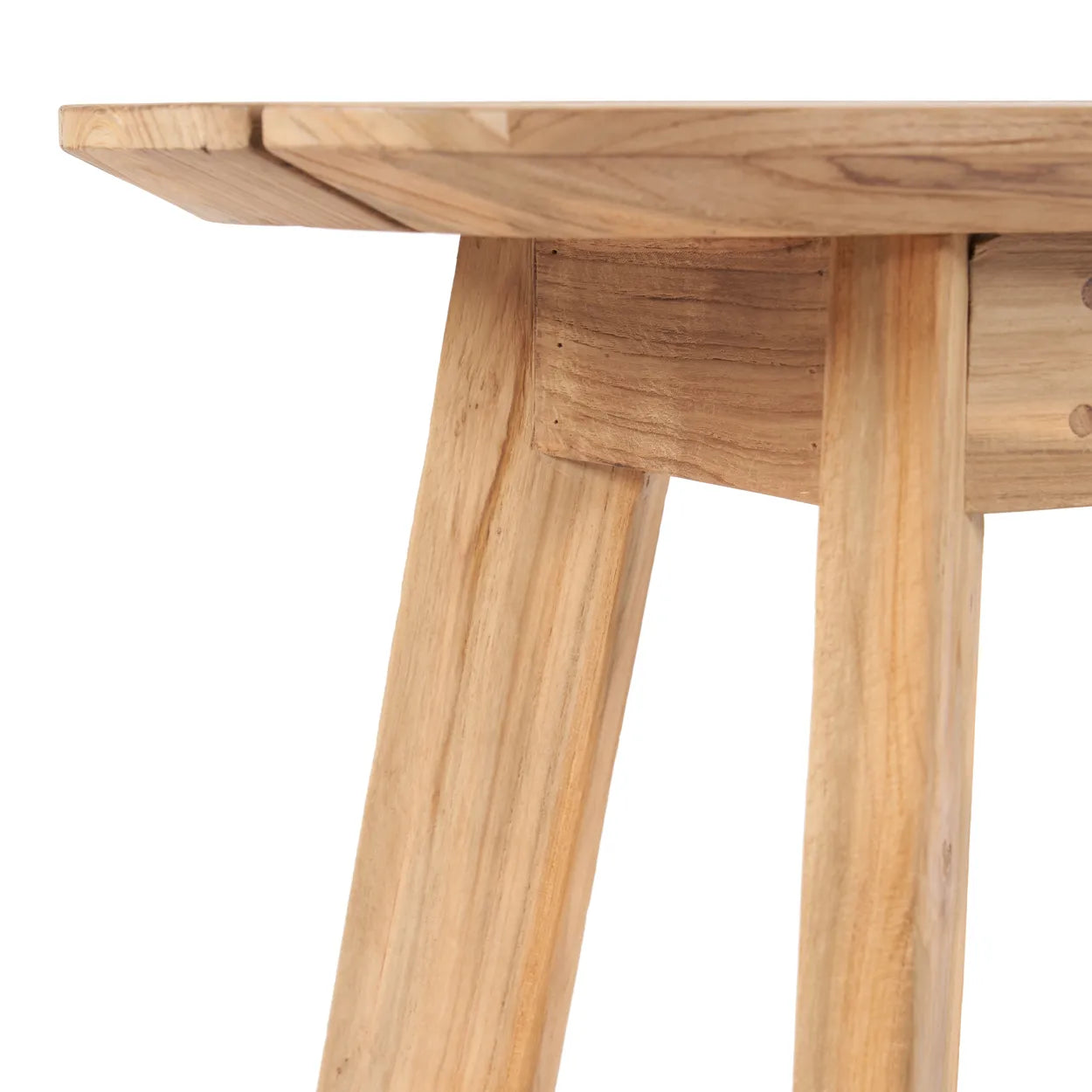Detail Holz Teak recykelt Holzbank Sitzbank Soulbirdee Onlineshop