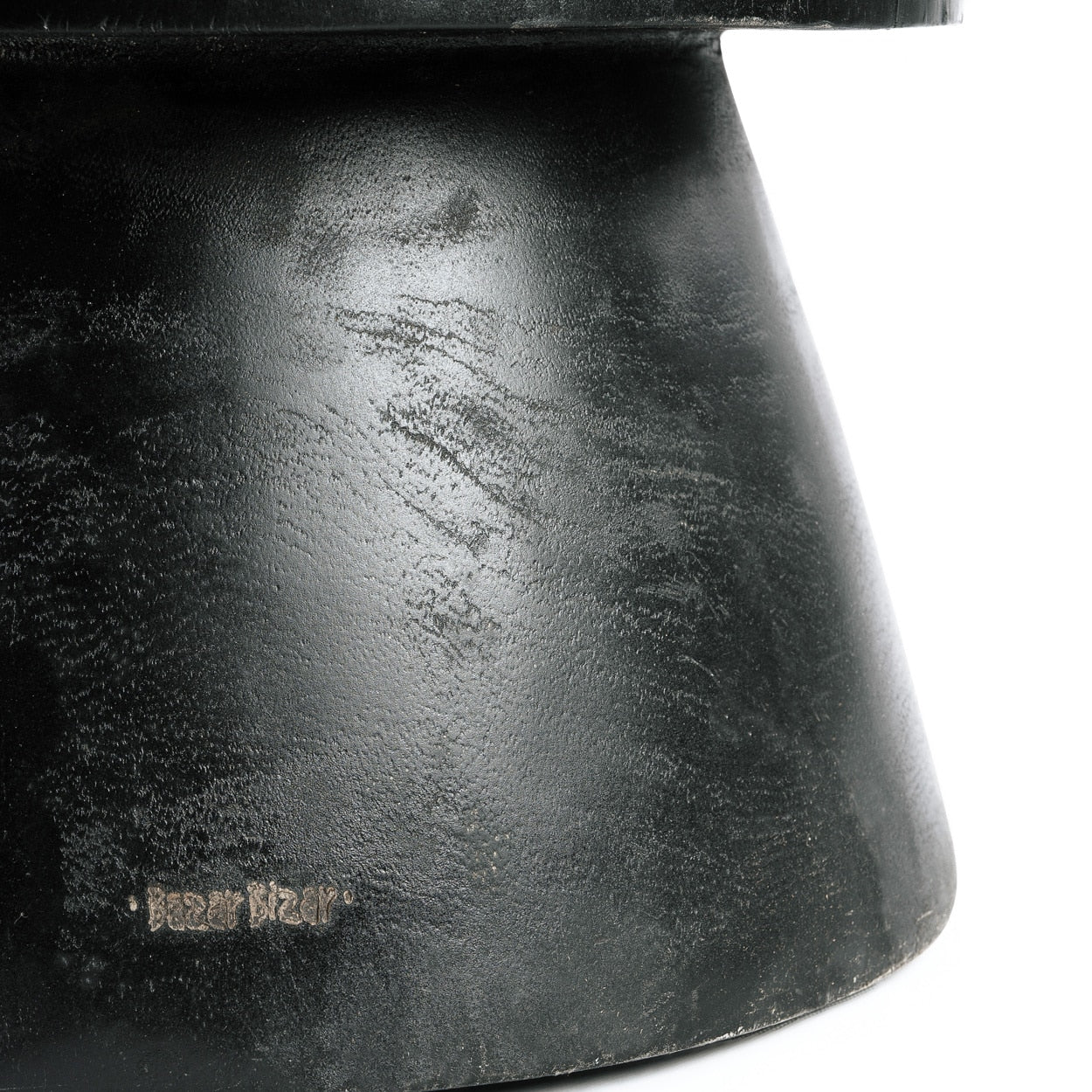 Detail Sidetable WARMI Schwarz Holz Suar Beistelltisch Coffeetable JACI019B Boho Möbel Bazar Bizar Soulbirdee Online Shop