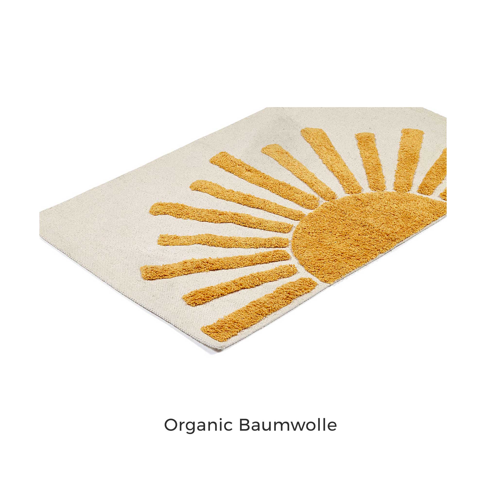 Boho Teppich mit einer gelben Sonne ☀️ Badteppich Boho Style ♥ weiche Bio Baumwolle, waschbar ♥ Teppich kaufen ♥ Ökotex Badteppich ☀️ Soulbirdee Shop Boho Teppich mit einer gelben Sonne ☀️ weiche Baumwolle, waschbar und so schön! Der weiche Teppich ist Ökotex zertifiziert ☀️ Soulbirdee Shop