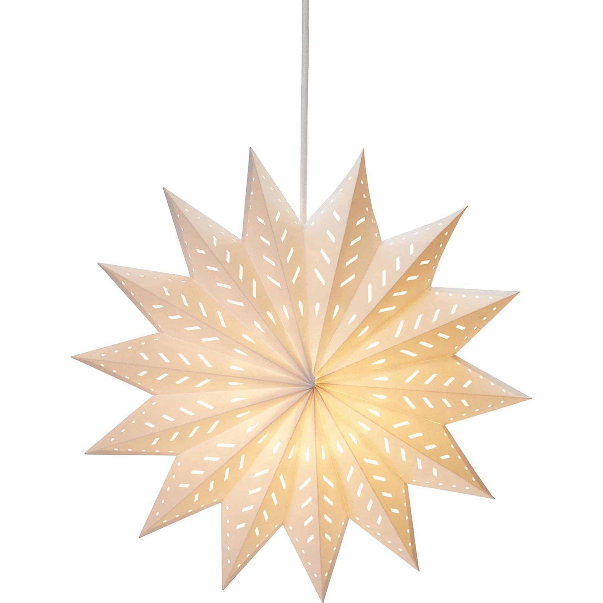 Stjärna Elektrik Beleuchtet Weiss Prhome Weihnachten Papierstern Soulbirdee Onlineshop