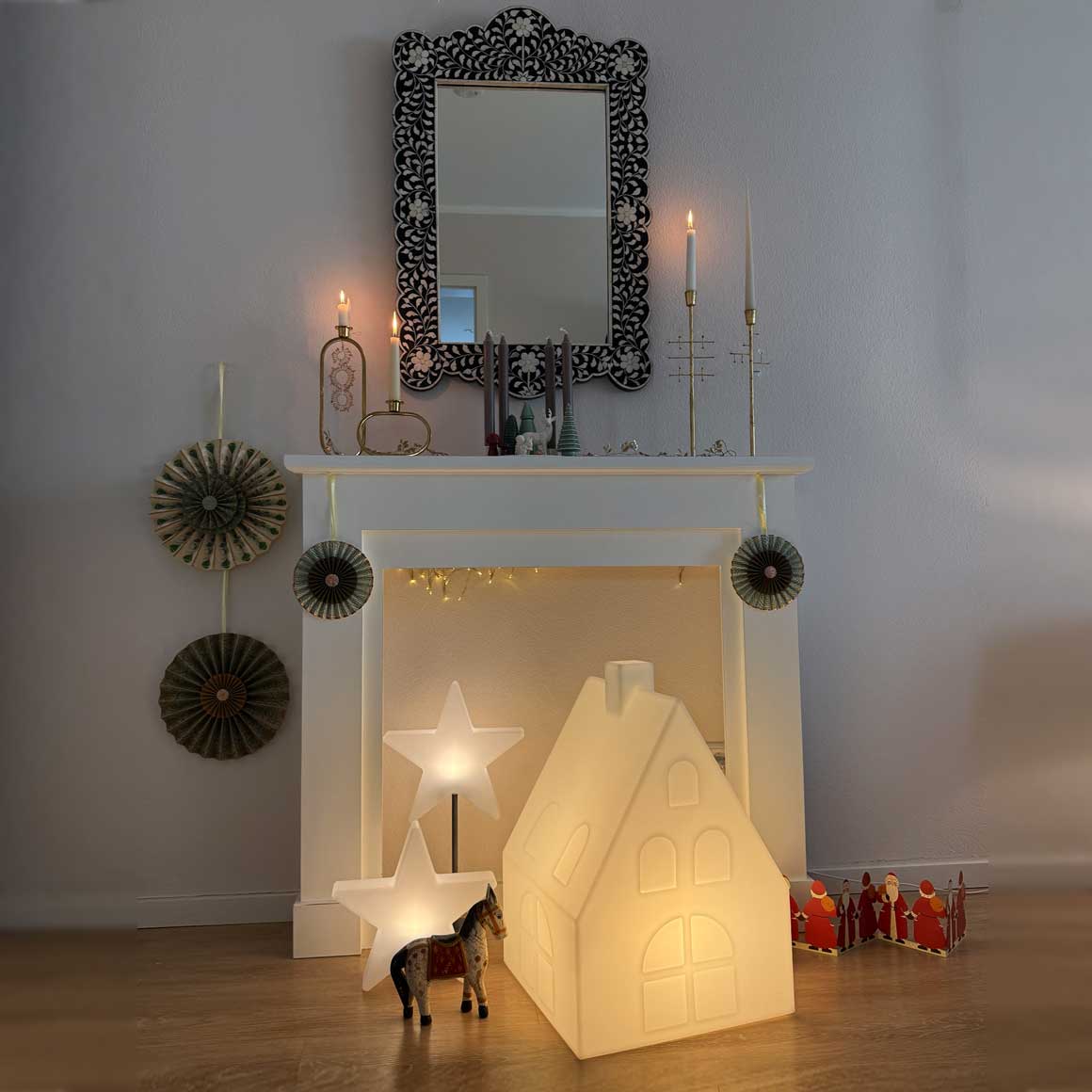 LED Lampe Haus | Dekoleuchte | Outdoor Lampe