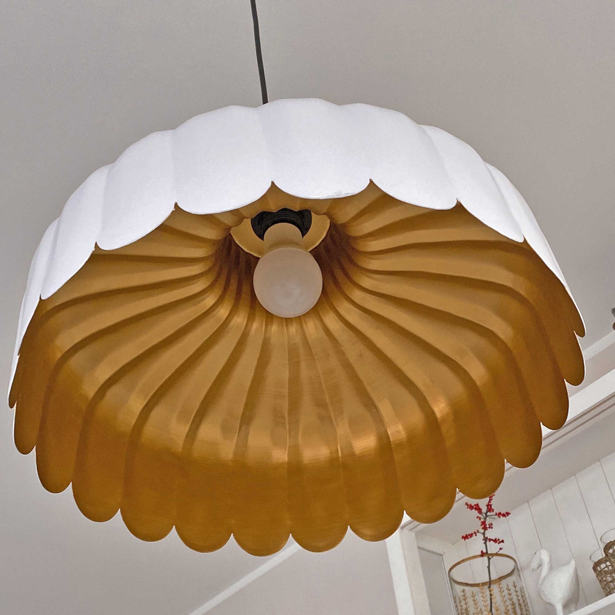 Esstischlampe Weiss Gold Boho Skandinavisch HängeLampe Deckenlampe Esstisch Pendelleuchte Esszimmer Mahlzeit Soulbirdee OnlineShop