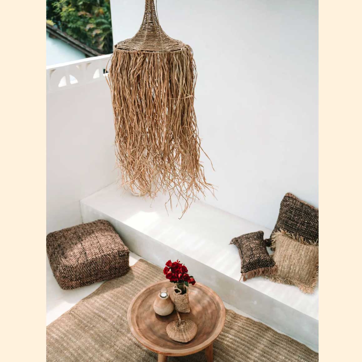 Lampenschirm Hängelampe Ibiza Style Boho Strandhaus Stil Wohnaccessoires Lampe Bazar Bizar Soulbirdee Lampenshop