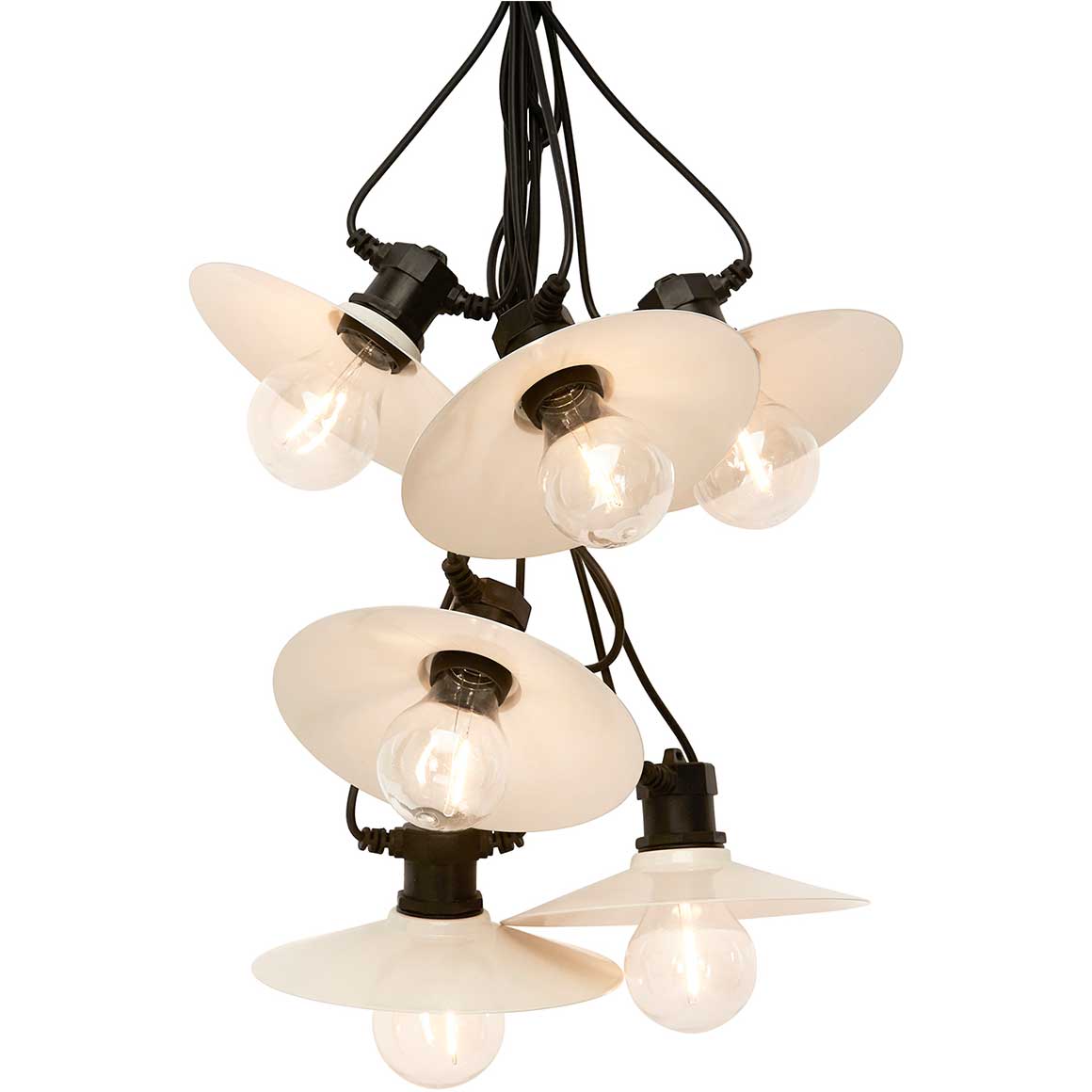 Outdoor Lampe Lichterkette Daisy in der Farbe Beige / Sand