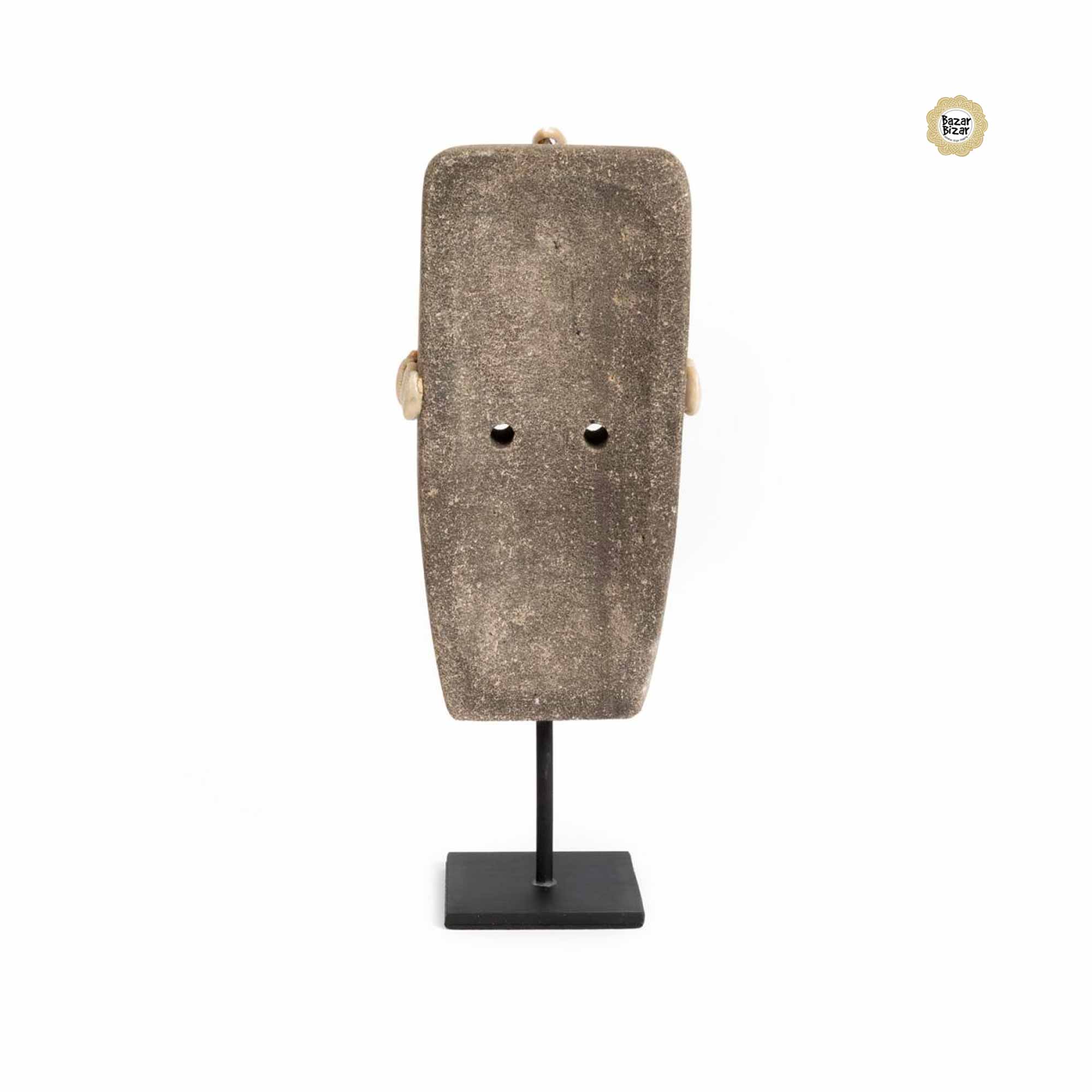 Figur aus Stein Statue | Bazar Bizar ♥ Ethno Deko Figur aus Sumba, Indonesien ♥ Boho Style Deko online kaufen im Soulbirdee Onlineshop