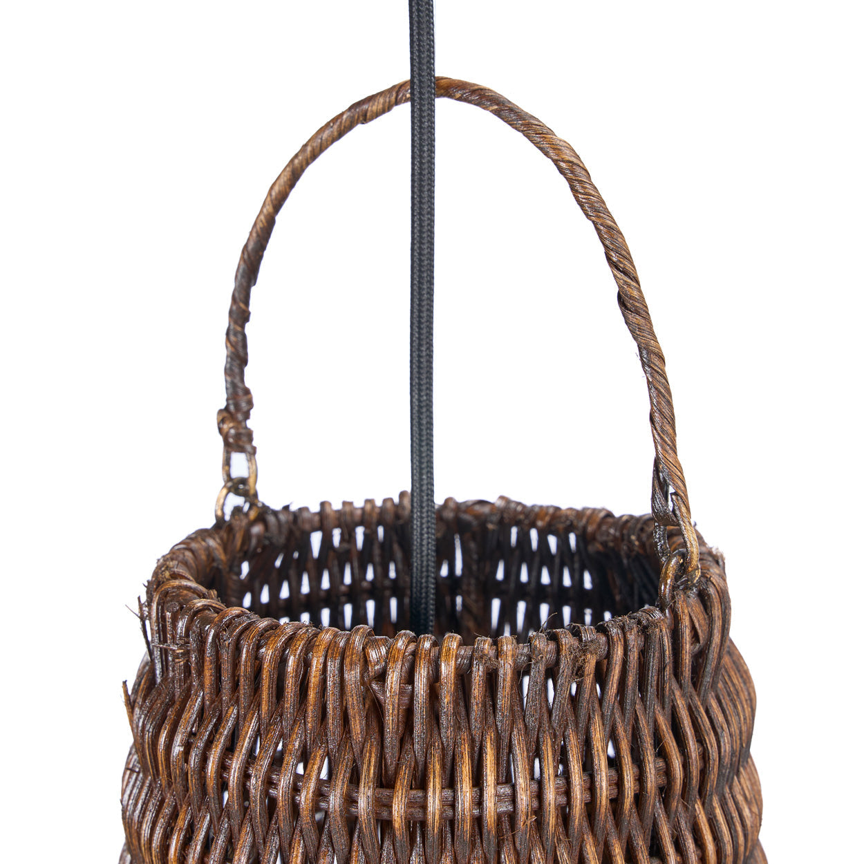 Detail der Aufhängung mit einem Bügel zur Befestigung eines Seil