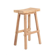 Barhocker Holz barstuhl Barhocker kaufen Organic Bali Design Ibiza Style Bazar Bizar Möbel Teak Holz Teakholz recycelt Barhocker für die Küche sitzen Soulbirdee Onlineshop