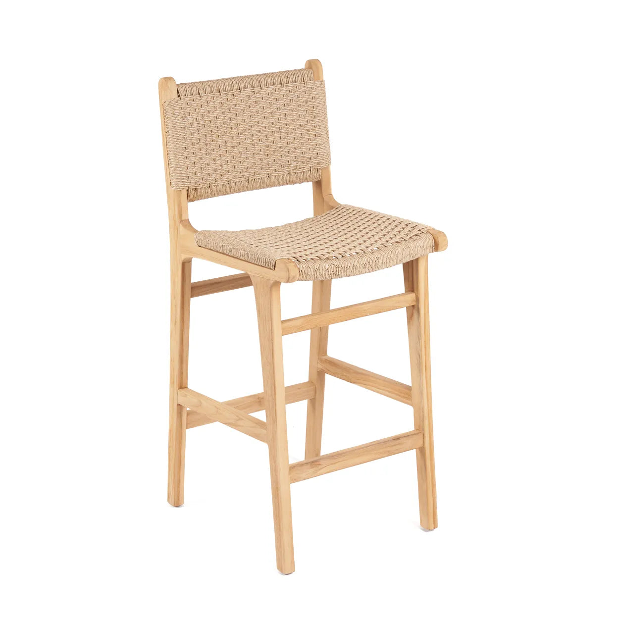 Barstuhl Komfort Rückenlehne Holz Geflecht Design Bazar Bizar Meno Onlineshop Soulbirdee