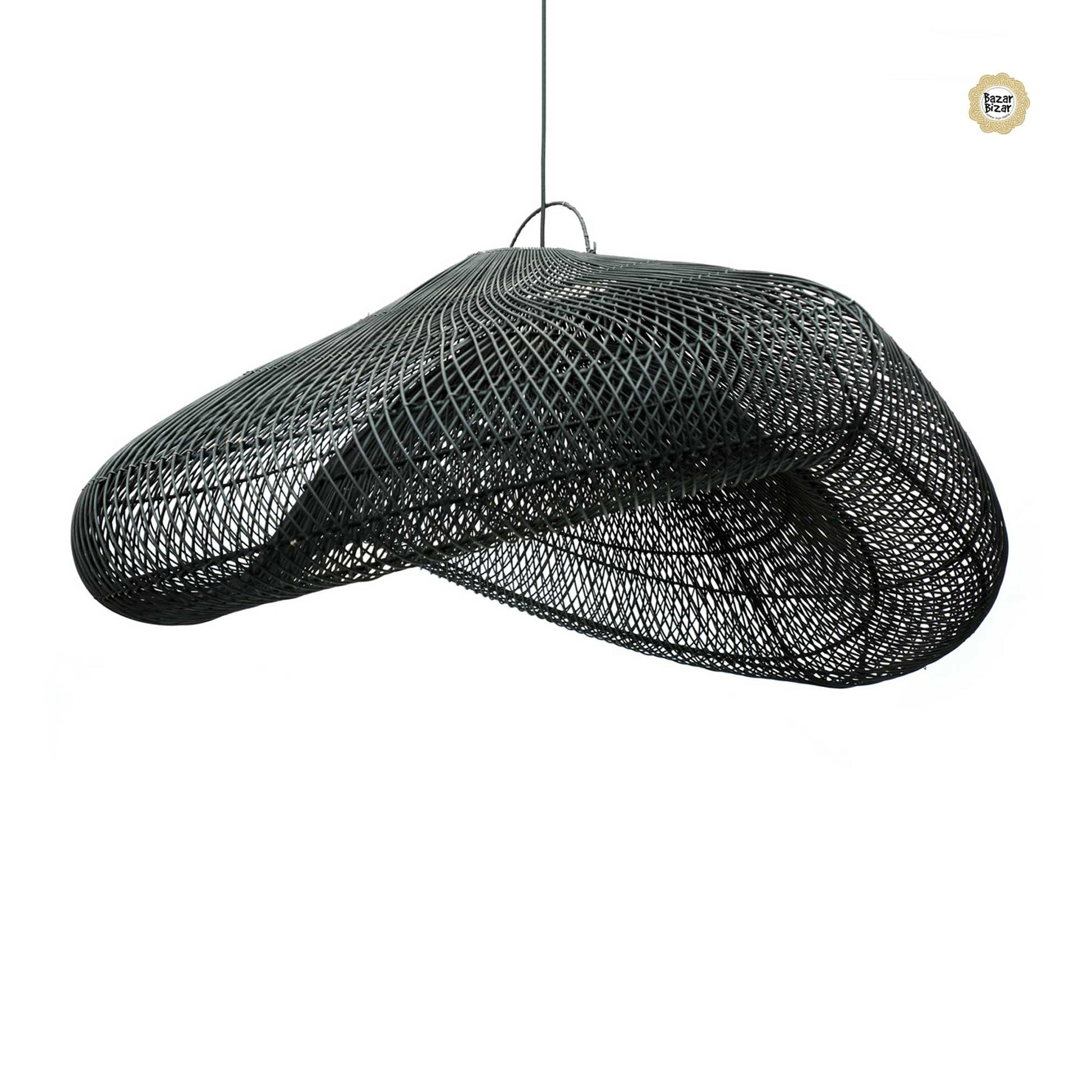 Bazar Bizar Cloud Pendant Haengelampe aus Rattan. Bazar Bizar online kaufen