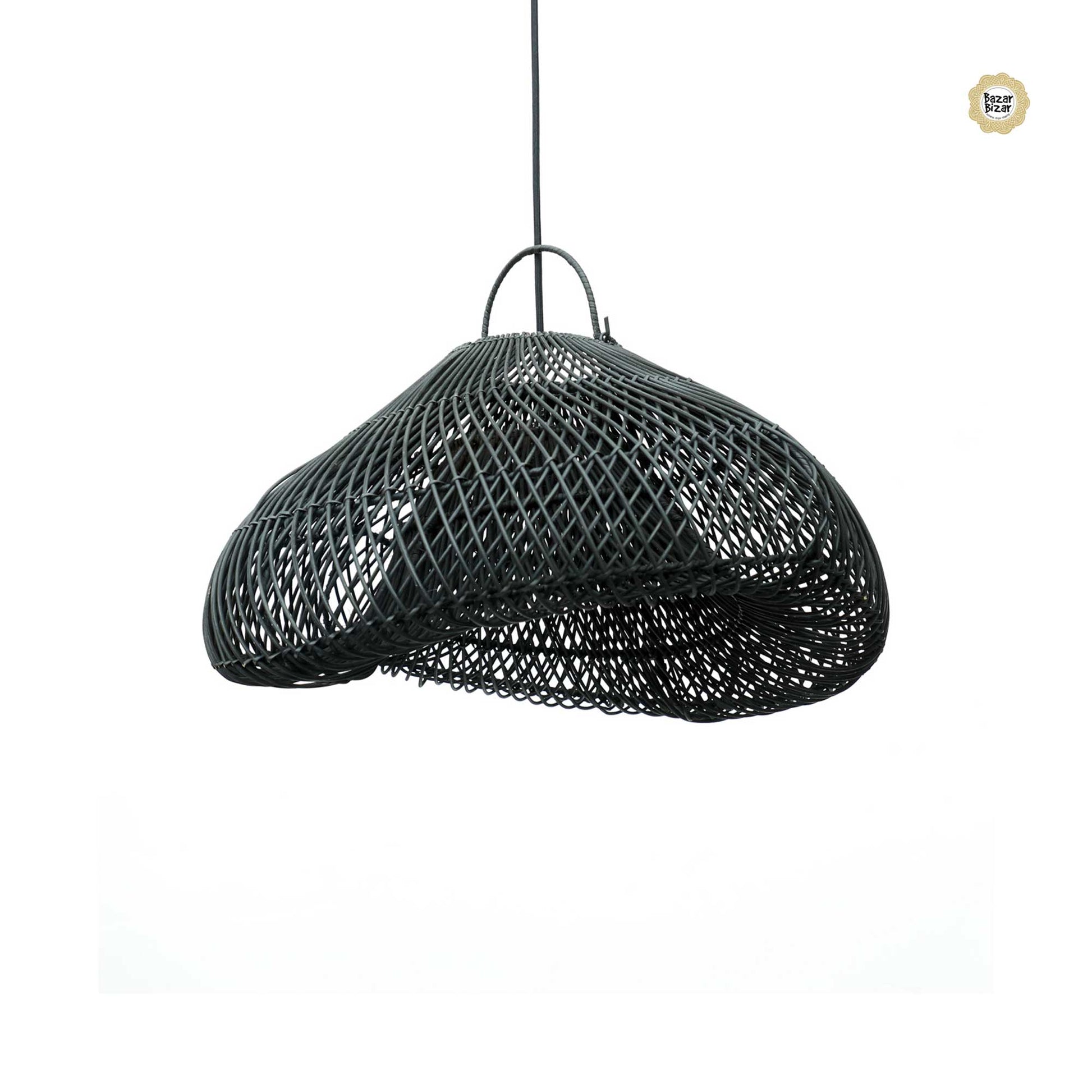 Bazar Bizar Cloud Pendant M, Esstischlampe aus Rattan. Bazar Bizar online kaufen