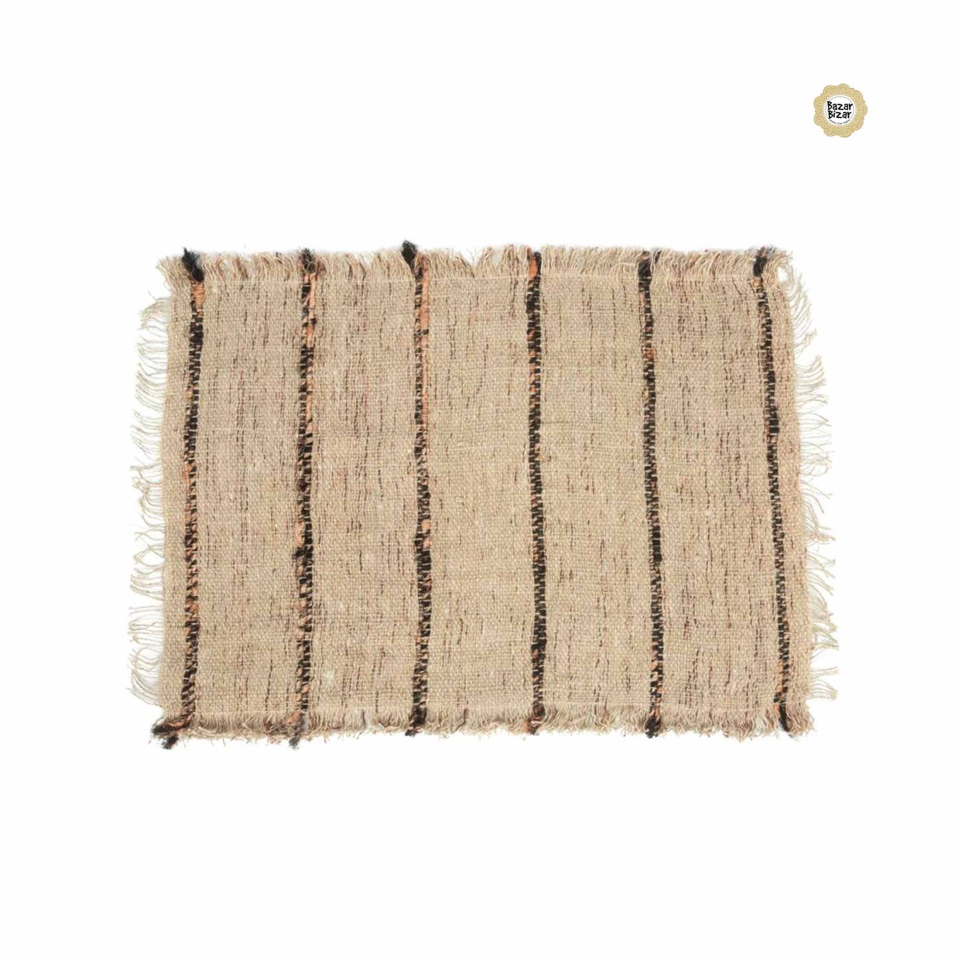Beige-Schwarz The Oh My Gee Placemat von Bazar Bizar ♥ Boho Stil Tischsets