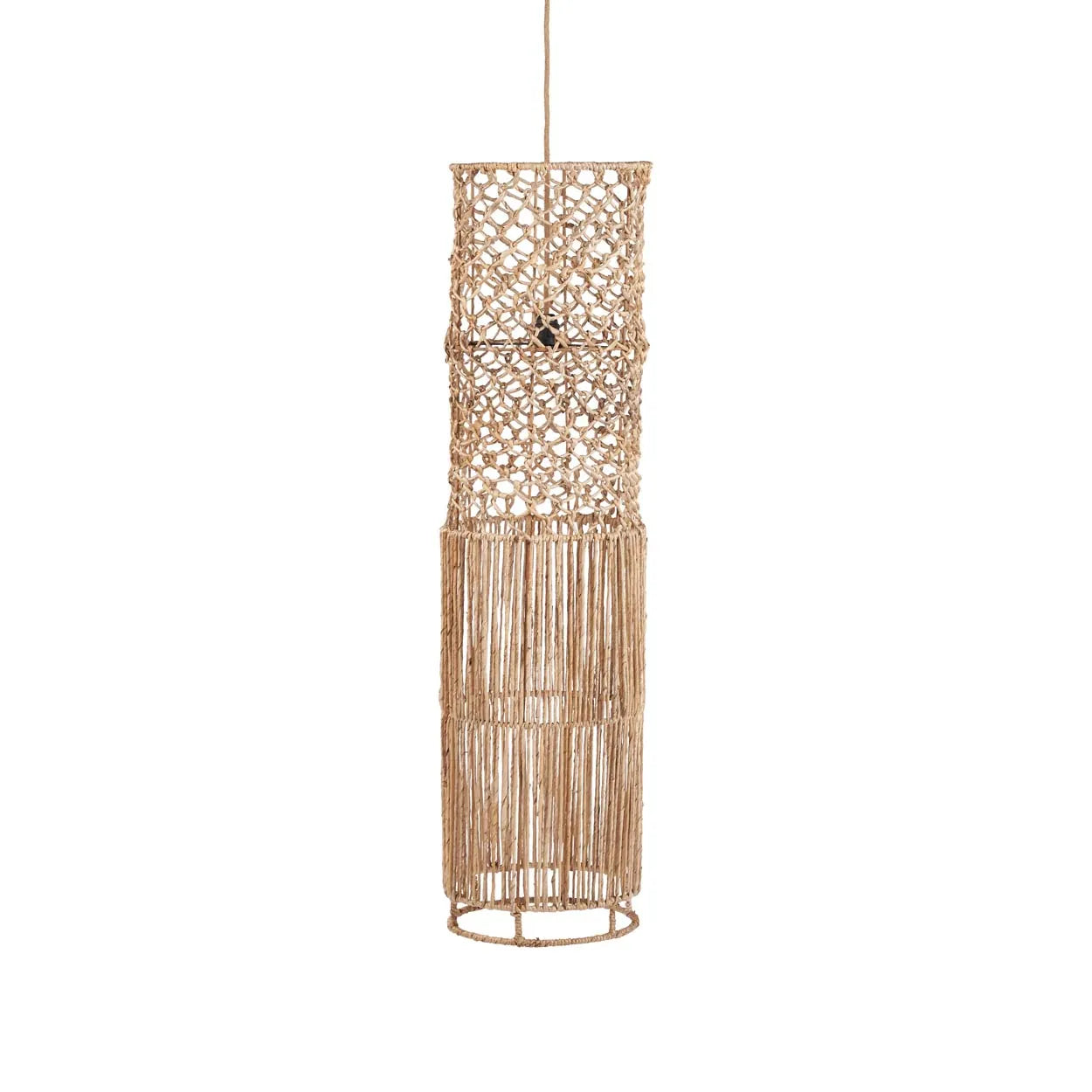 handgefertigte Pendelleuchte Lampenschirm XXL Takuhanki aus Bananenblatt Boho-Lampenschirm für Decke oder Boden. Soulbirdee-Shop Lampen