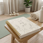 wellness journal body mind fitness geschenk selbstliebe tagebuch Frau geschenkidee soulbirdee onlineshop Designworks gold beige
