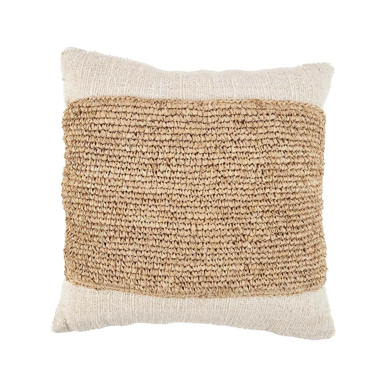 Boho Kissen "Kleine Wellen" Boho Kissen 50x50 Beige Bazar Bizar | Deko Kissen kaufen | Boho Style Interior Soulbirdee Onlineshop