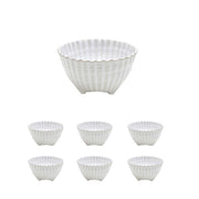 Bowl auf Füßchen Schale Set 6 Stück ♥ Weiß Snackschale Schüssel Geschirr Porzellan MRS142 ♥ Ibiza Style ♥ Geschirr kaufen Soulbirdee Shop Weiße Bowl auf Füßchen Schale Set 6 Stück Snackschale Schüssel Geschirr Porzellan MRS142 Ibiza Geschirr kaufen Soulbirdee Shop
