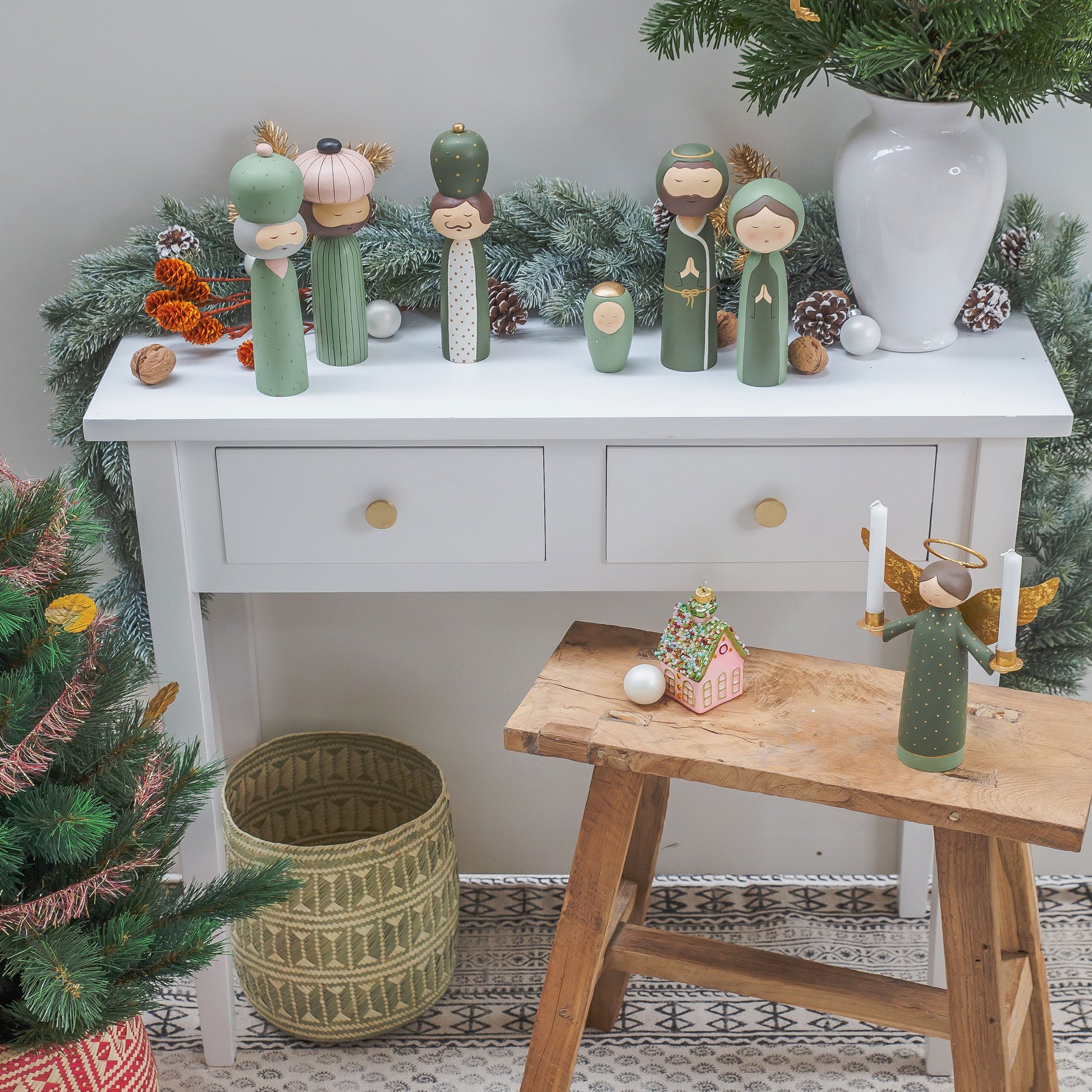 Kokeshi Könige Skandinavische Weihnachtsdekoration Soulbirdee Onlineshop Bungalow DK kaufen