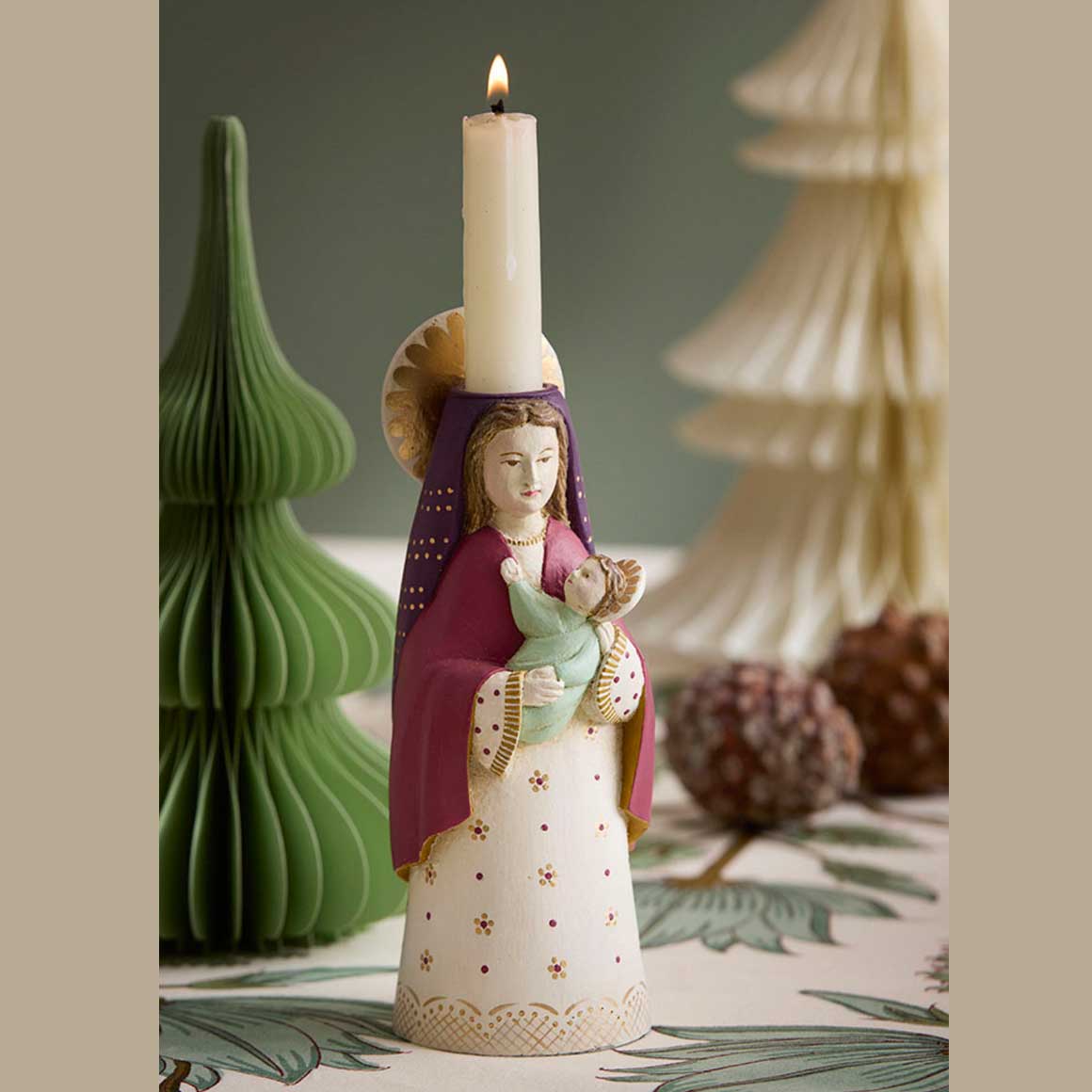 Madonna Jesus Kerzenhalter