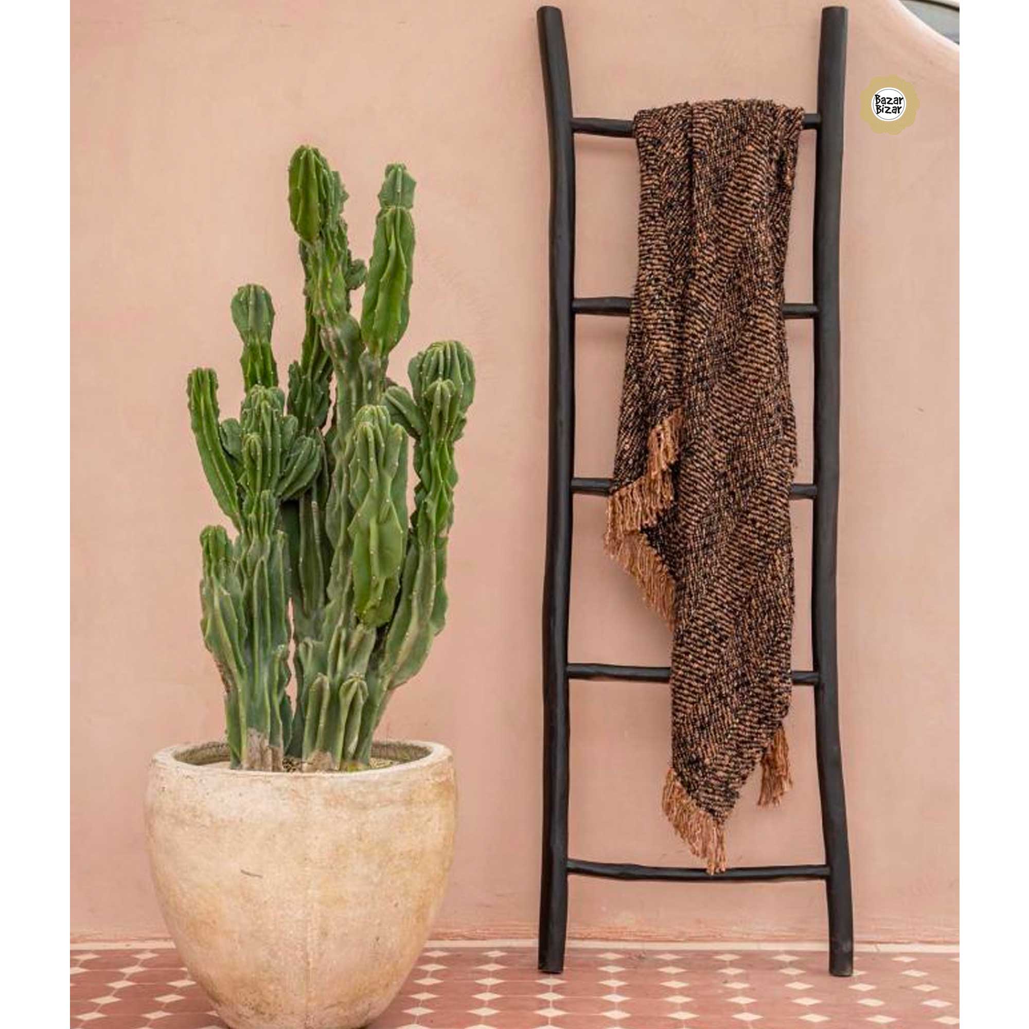 Sofa Decke Plaid Wohndecke Fransen Copper Black Bazar Bizar online kaufen Soulbirdee Online Shop