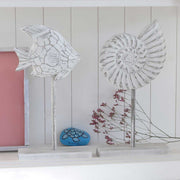 Strandgut Deko Muschel & Fisch Maritime Deko für Deine sommerliche Dekoration zuhause ♥ Dekorieren mit Holzfiguren ♥ Soulbirdee Onlineshop
