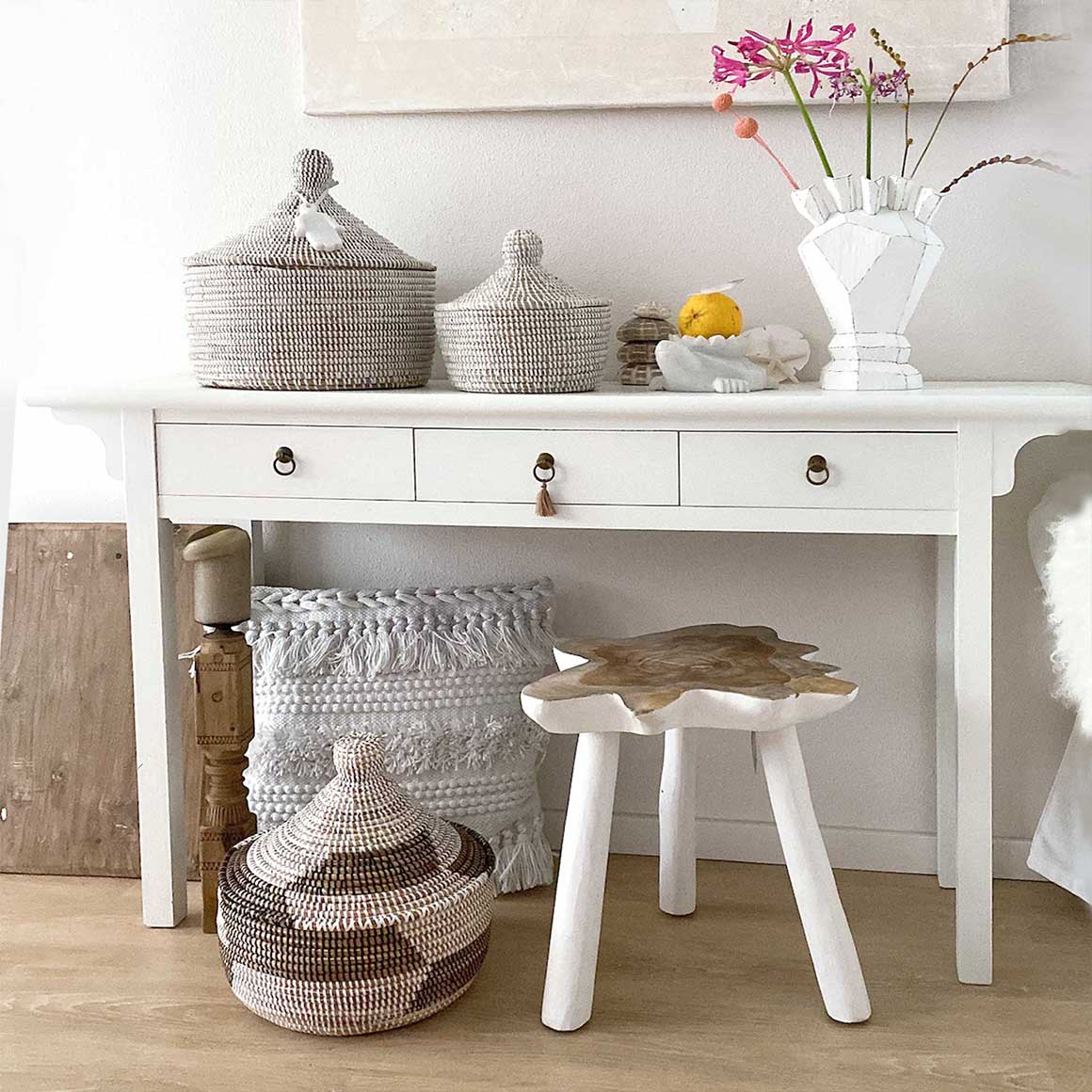 Dekokorb Weiss Wohndeko Medina Soulbirdee Shop